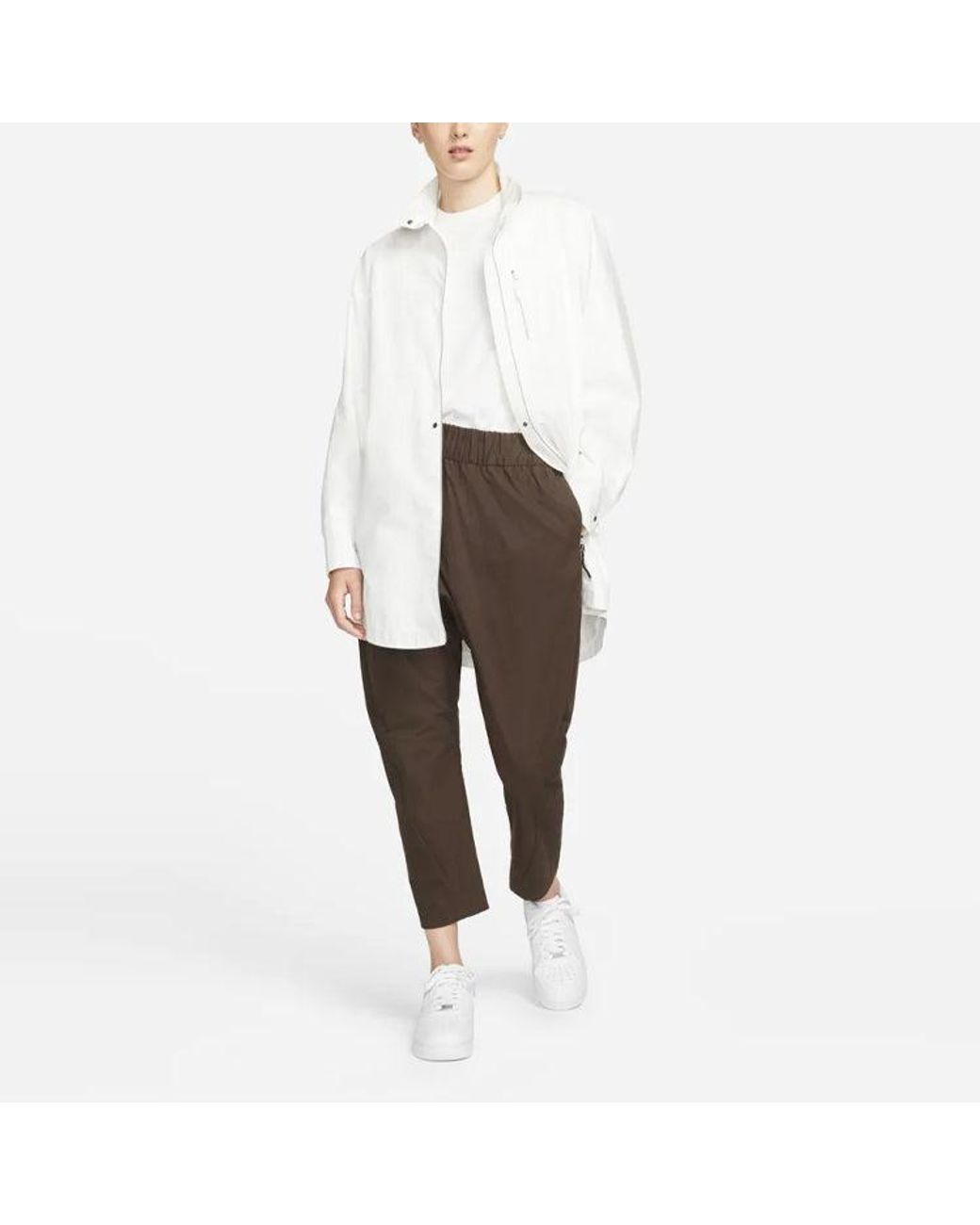 Nike White (Wmns) Esc Series Shirt Jacket