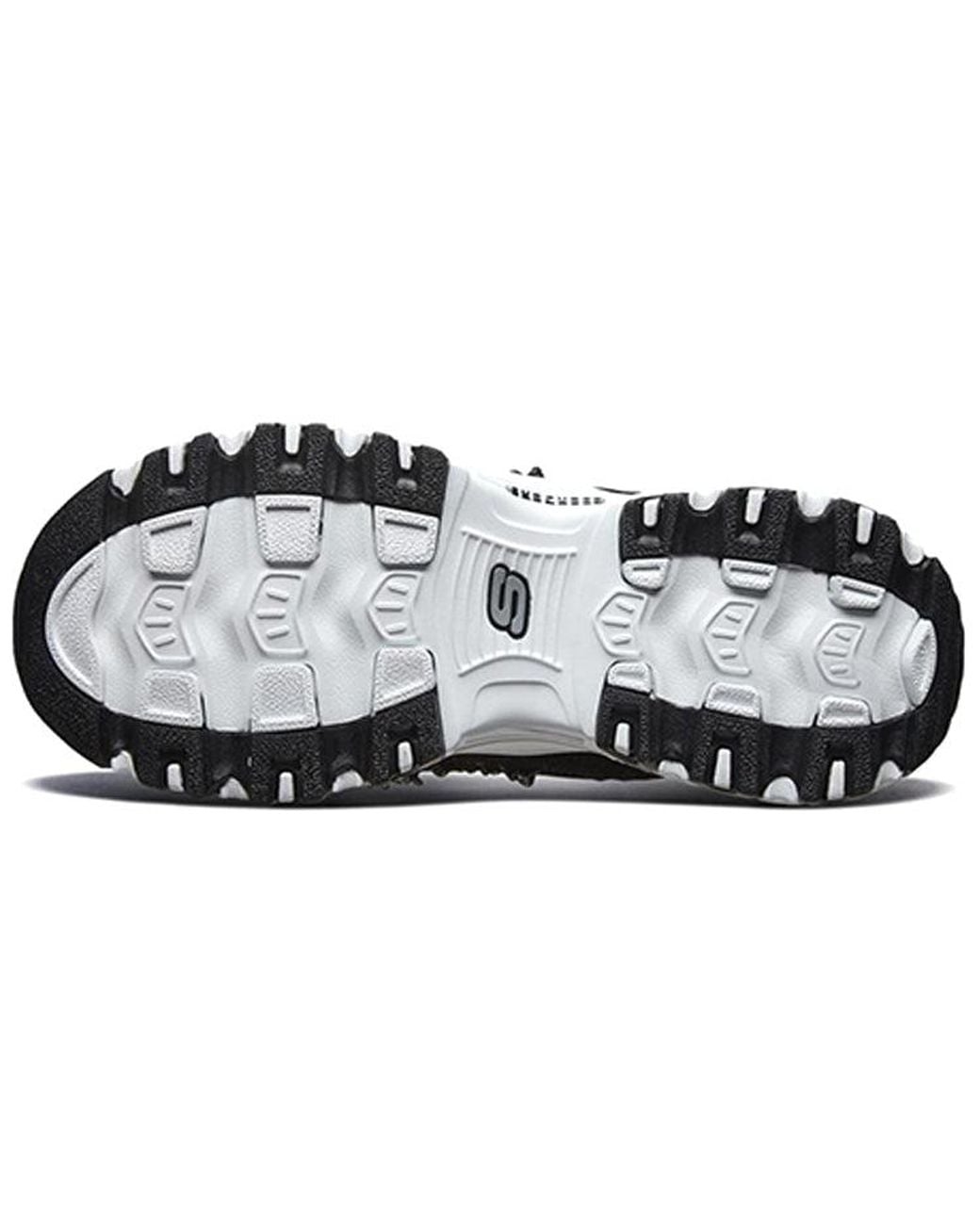 Skechers Black (Wmns) D'Lites Running Shoes