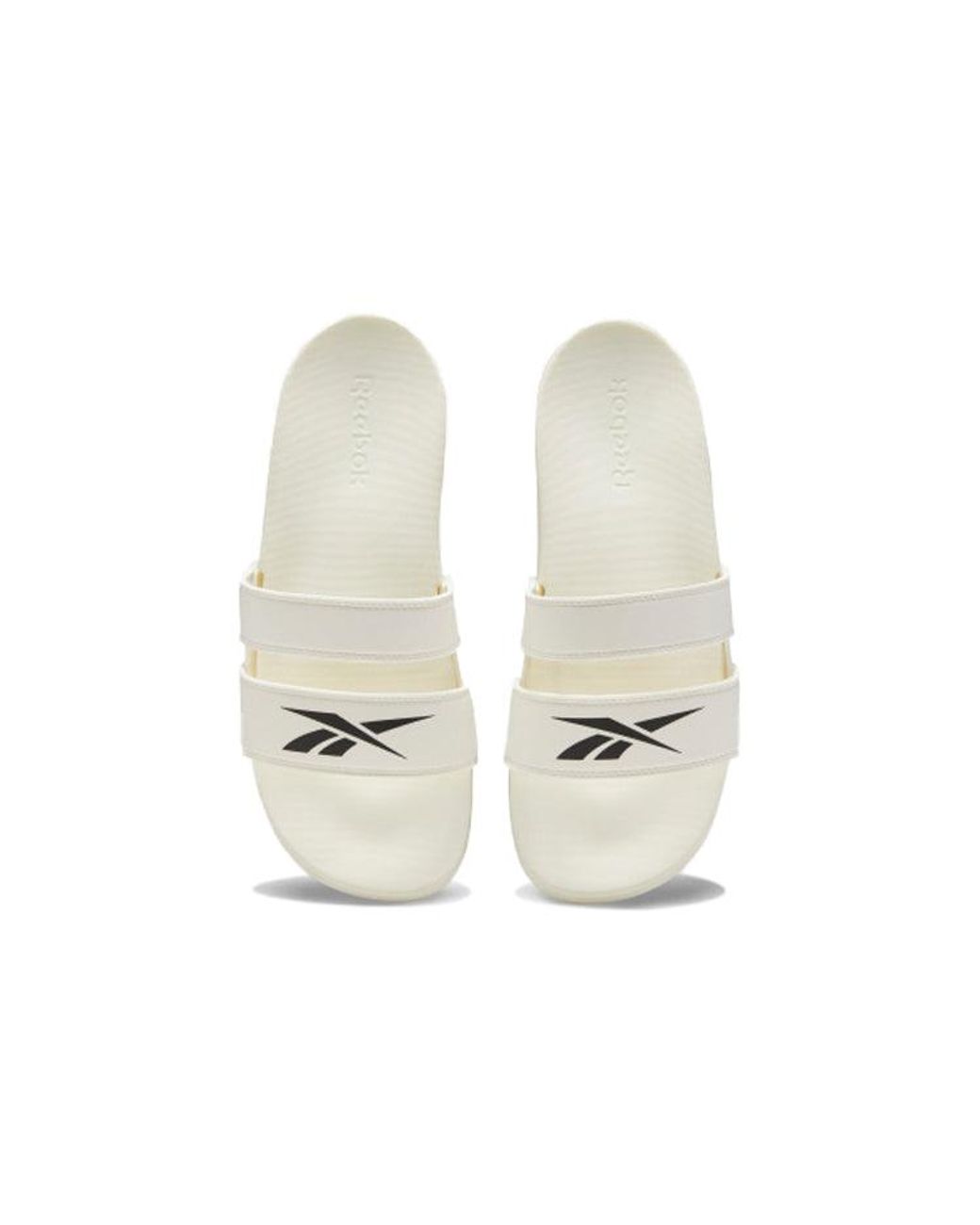 Reebok White Ds Comfort Slide Slippers