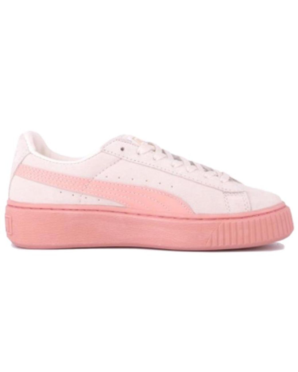 PUMA Pink (Wmns) Suede Platform