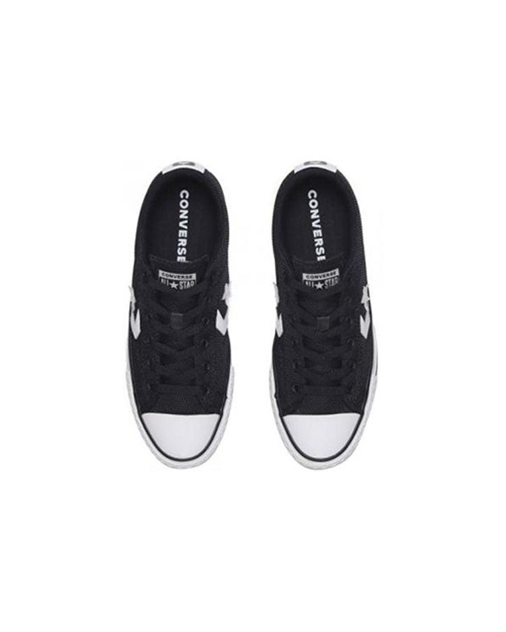 Converse Black Star Player Ox Sneaker Schwarz for men