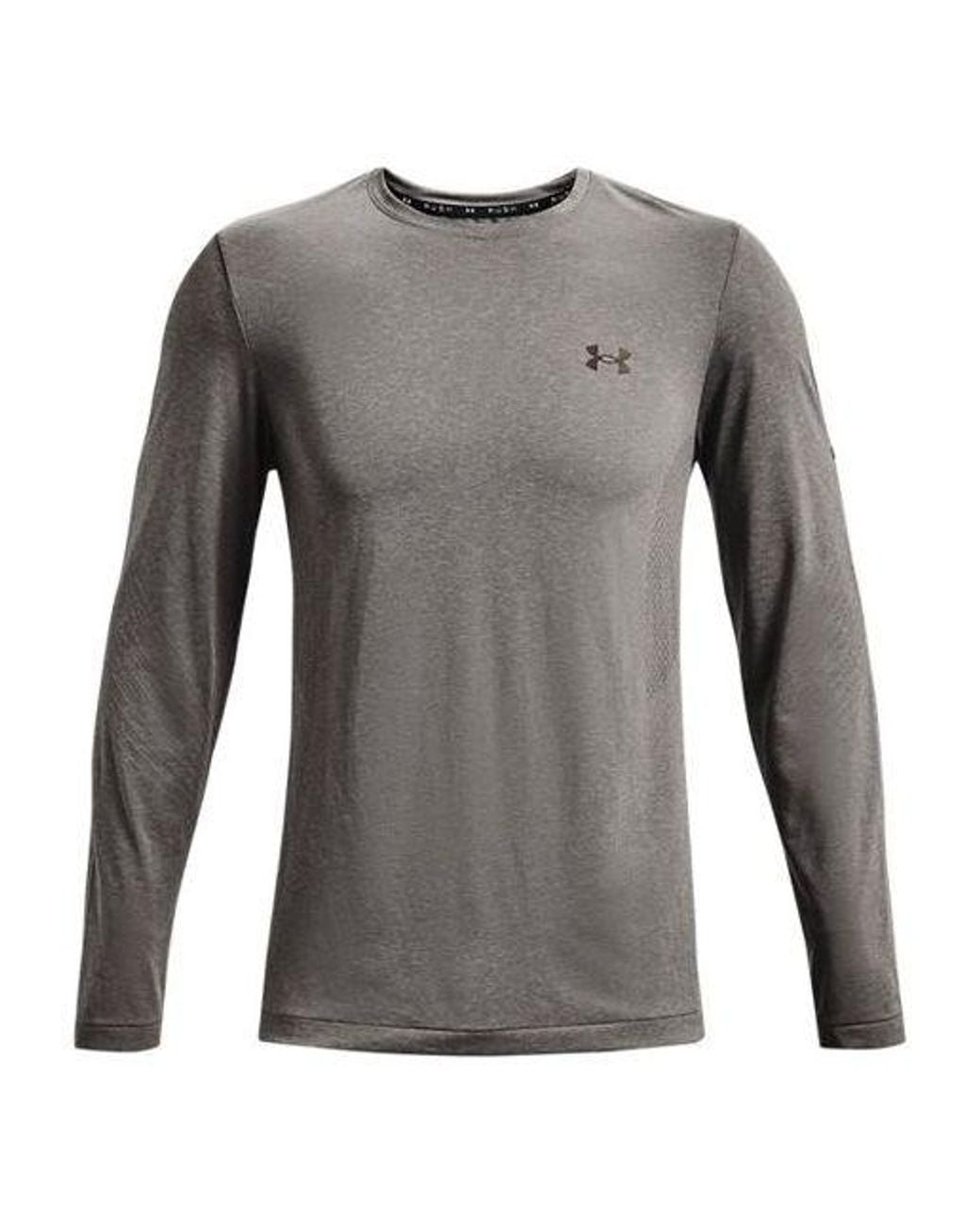 Under Armour Gray Rush Seamless Logo for men