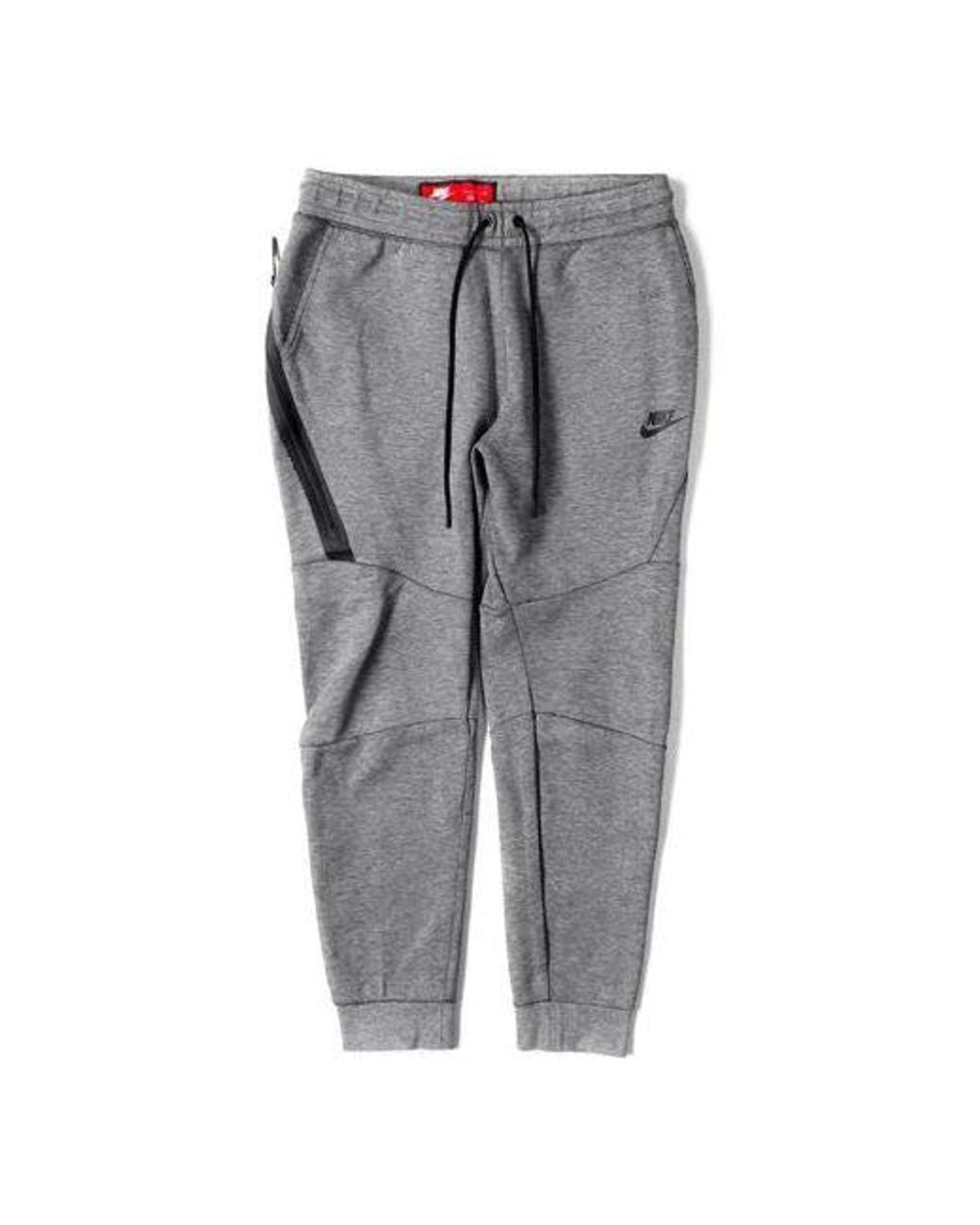 Nike Gray Sportswear Tech Fleece Sport Casual Knit Pants Gery for men