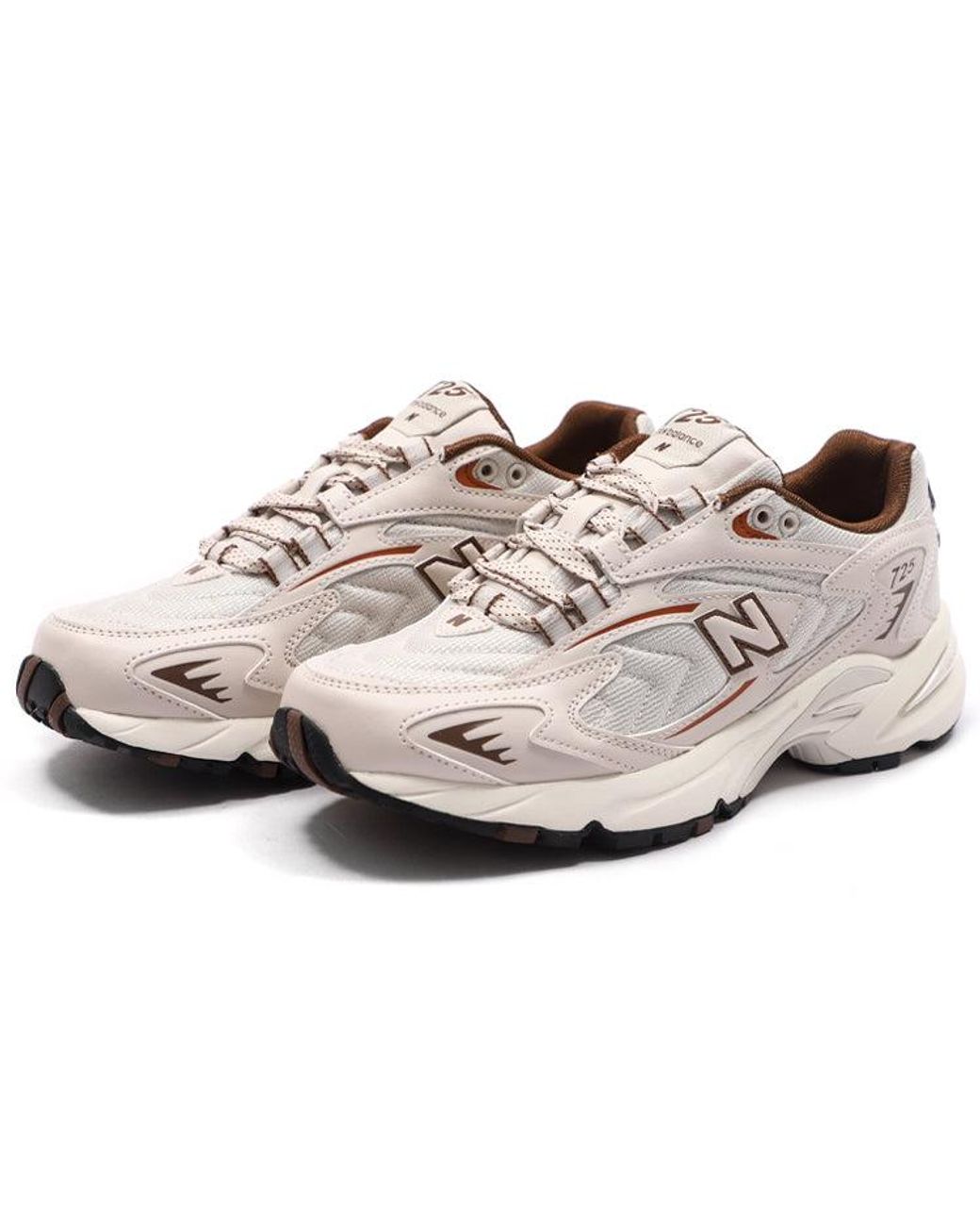 New Balance White 725 Series Low Tops Retro for men