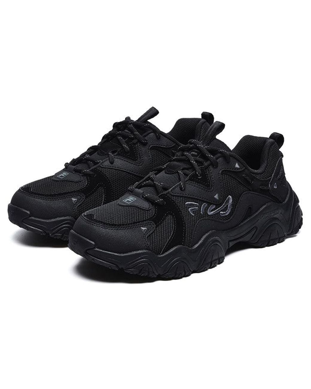 Fila Black Fluid 4 Sneakers 'Core' for men