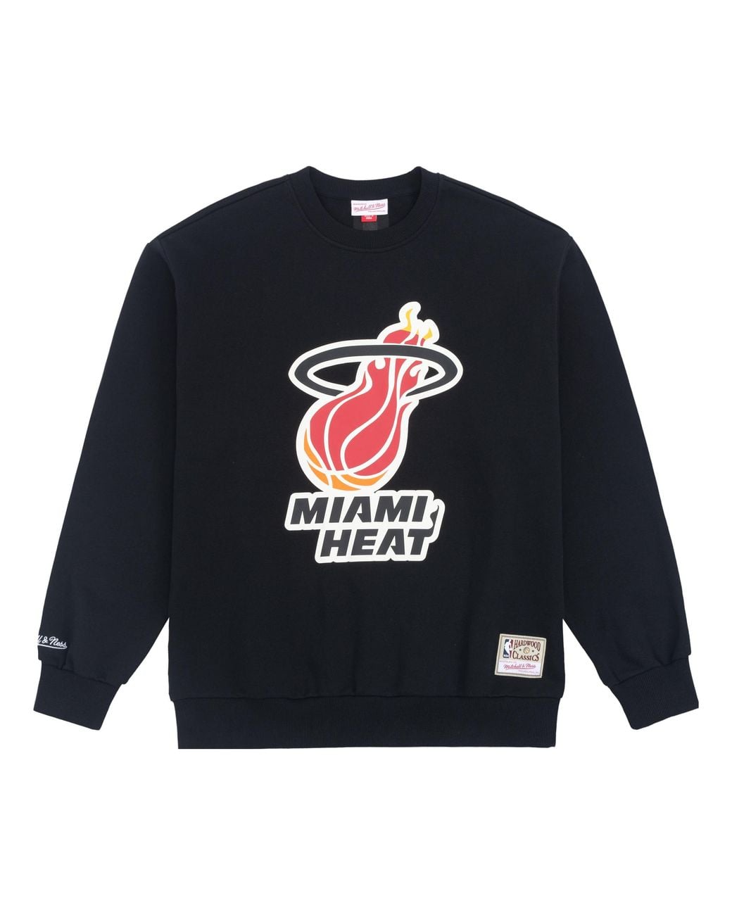 Mitchell & Ness Blue X Nba Miami Heat Logo Sweatshirt for men