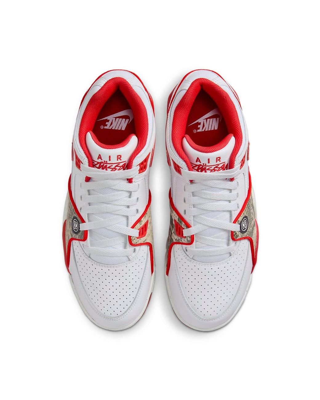 Nike Red X Stussy Air Flight 89 Sp 'Habanero' for men