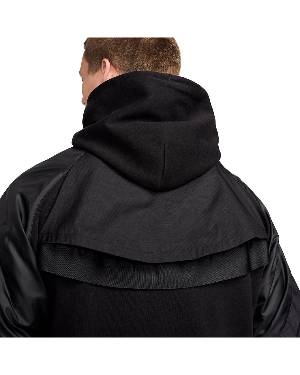 Nike Black X Sacai Full-Zip Hoodie Dq9030-010 for men