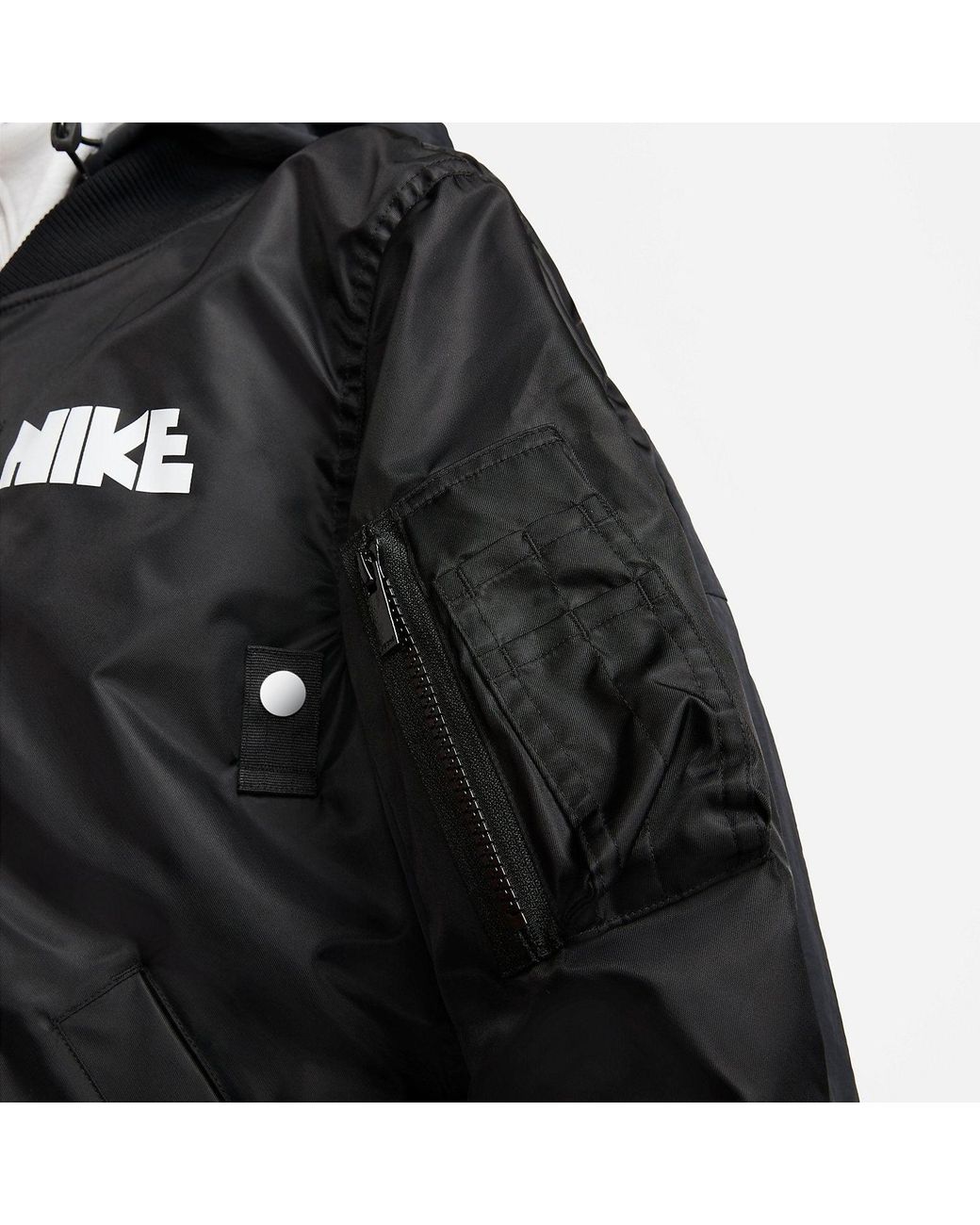Nike Black (Wmns) X Sacai Layered Bomber Jacket