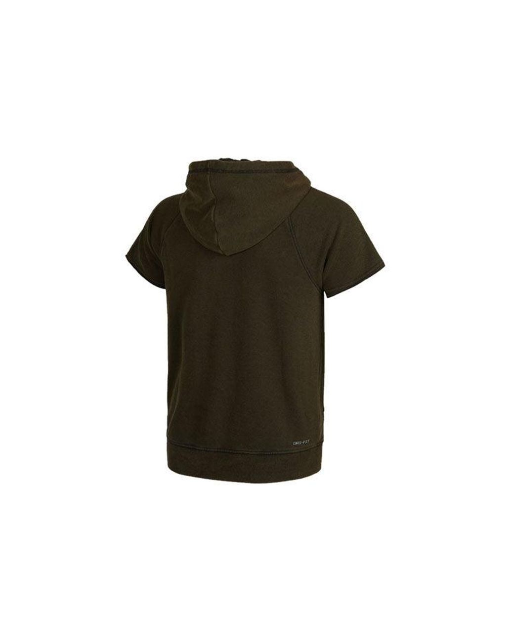 Nike Green Dri-Fit Zion Embroidered Quick Dry Sports Short Sleeve for men