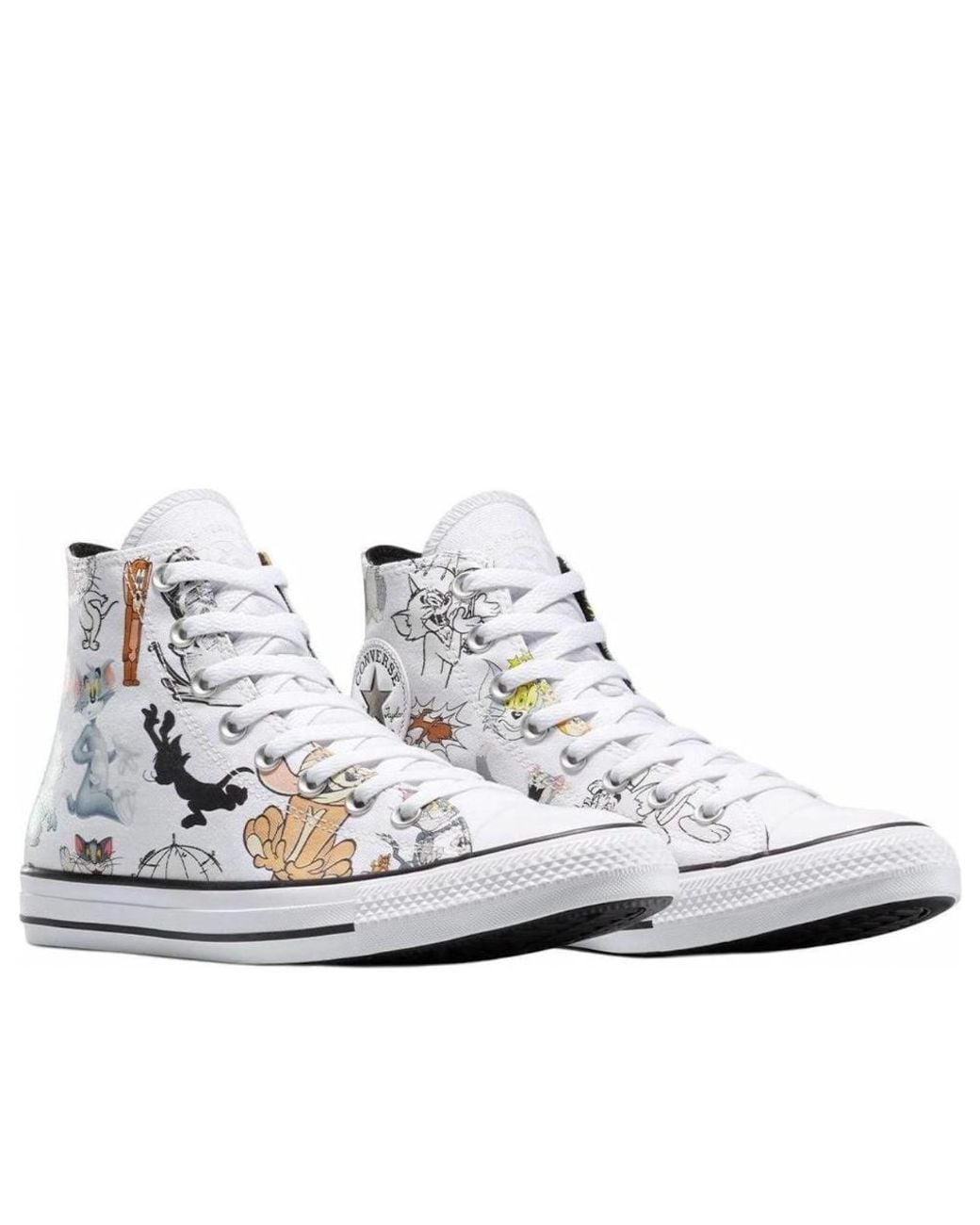 Converse White X Tom & Jerry Chuck Taylor All Star High for men