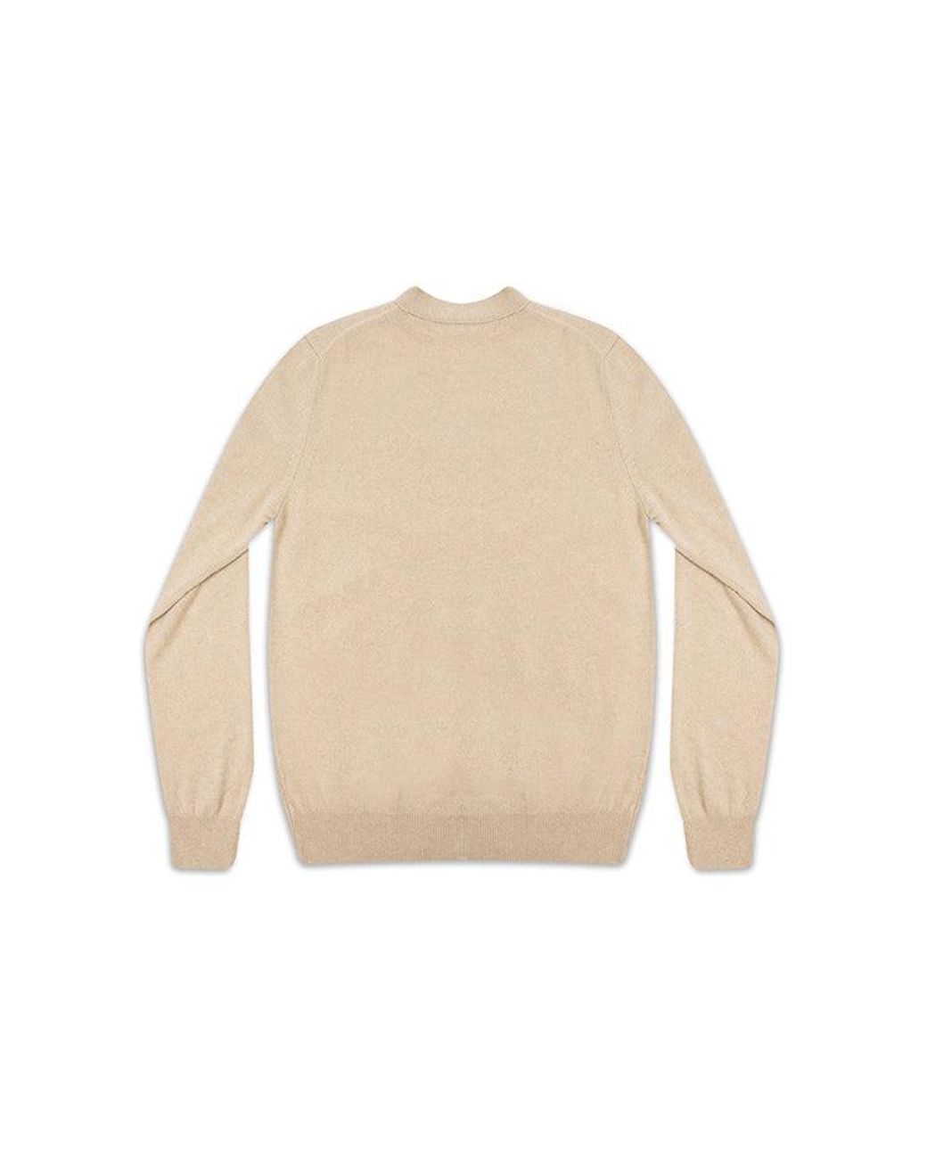 COMME DES GARÇONS PLAY Natural Cardigan Emblem for men