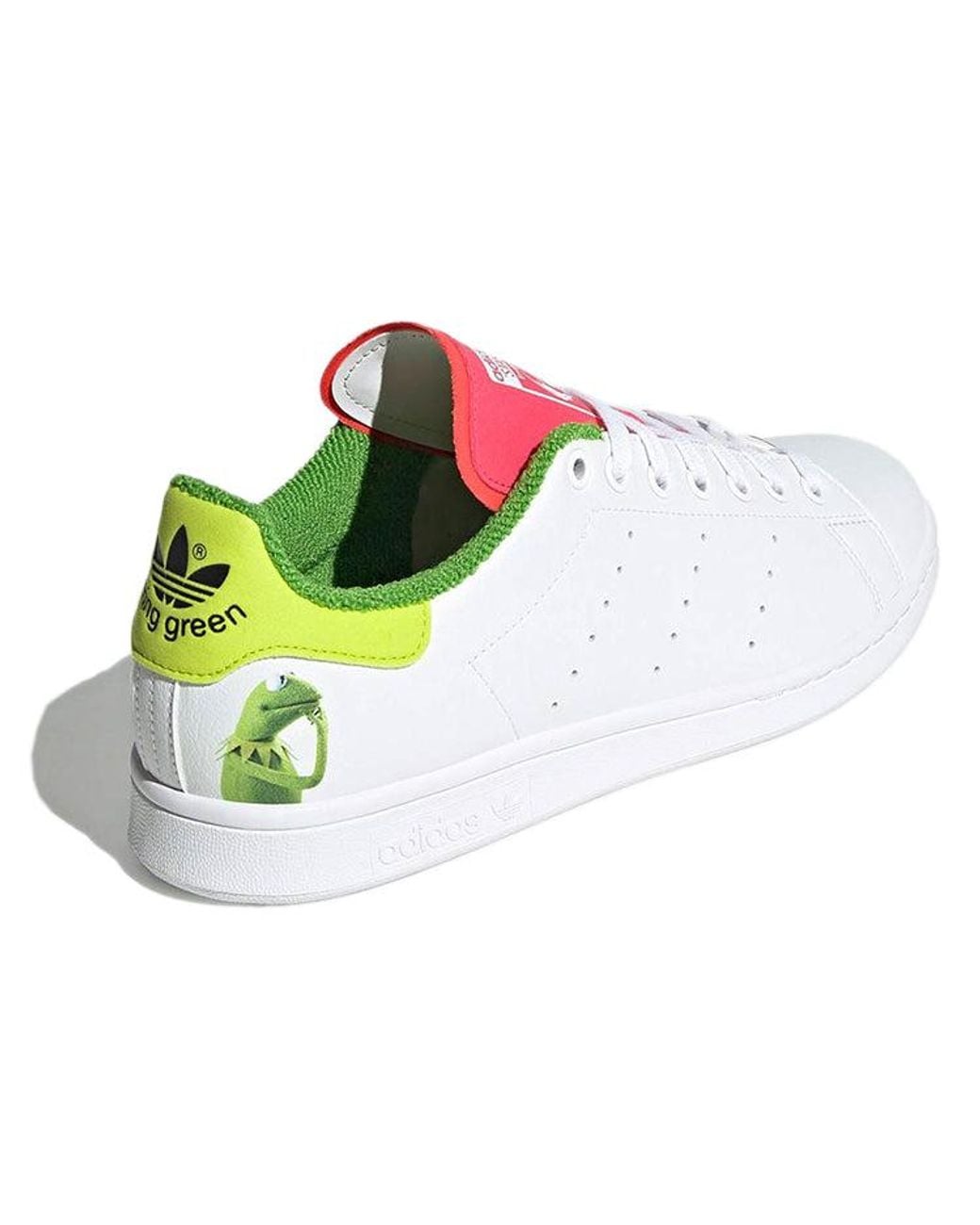 Adidas White The Muppets X Stan Smith 'Kermit The Frog for men