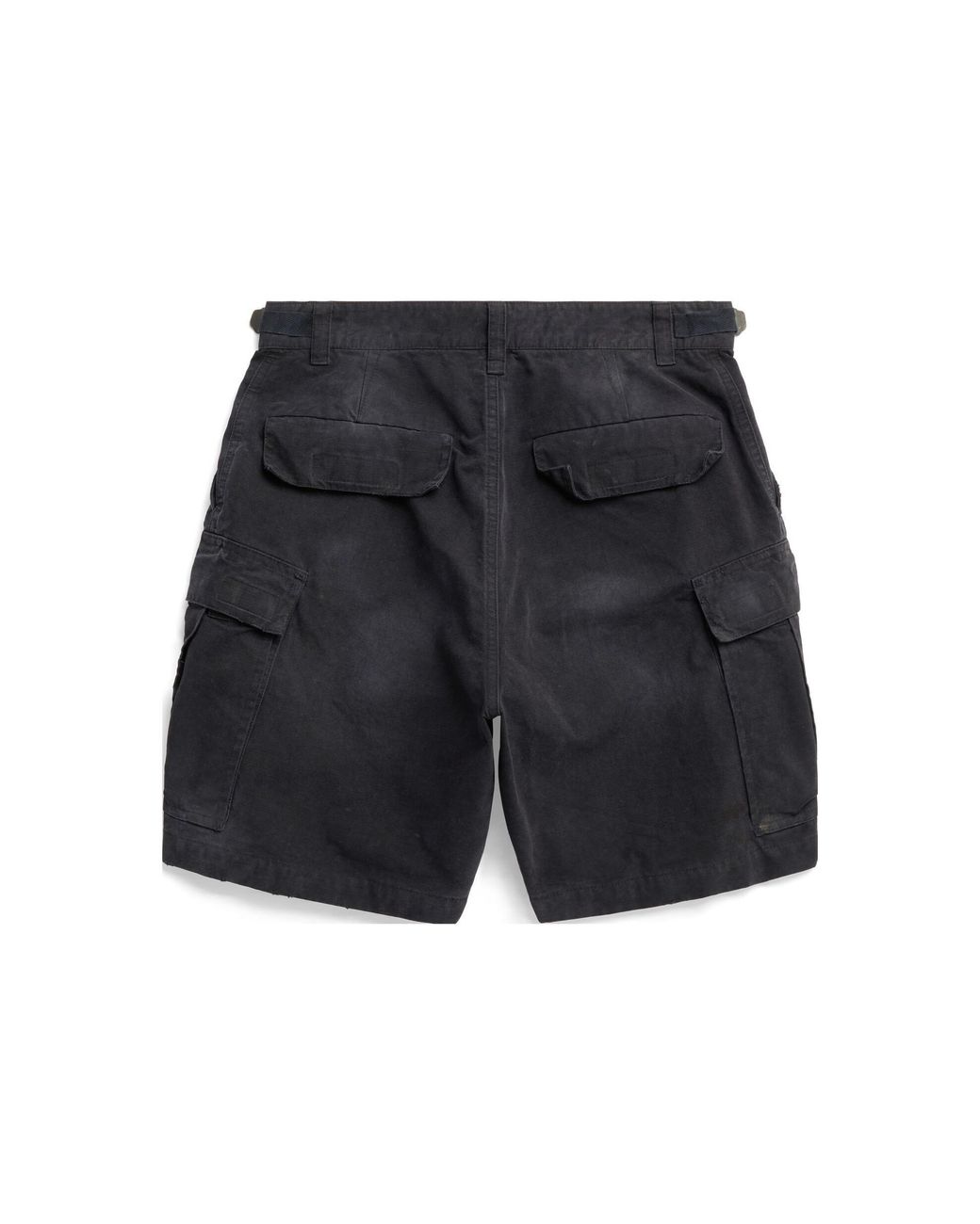 Balenciaga Black Cargo Shorts for men