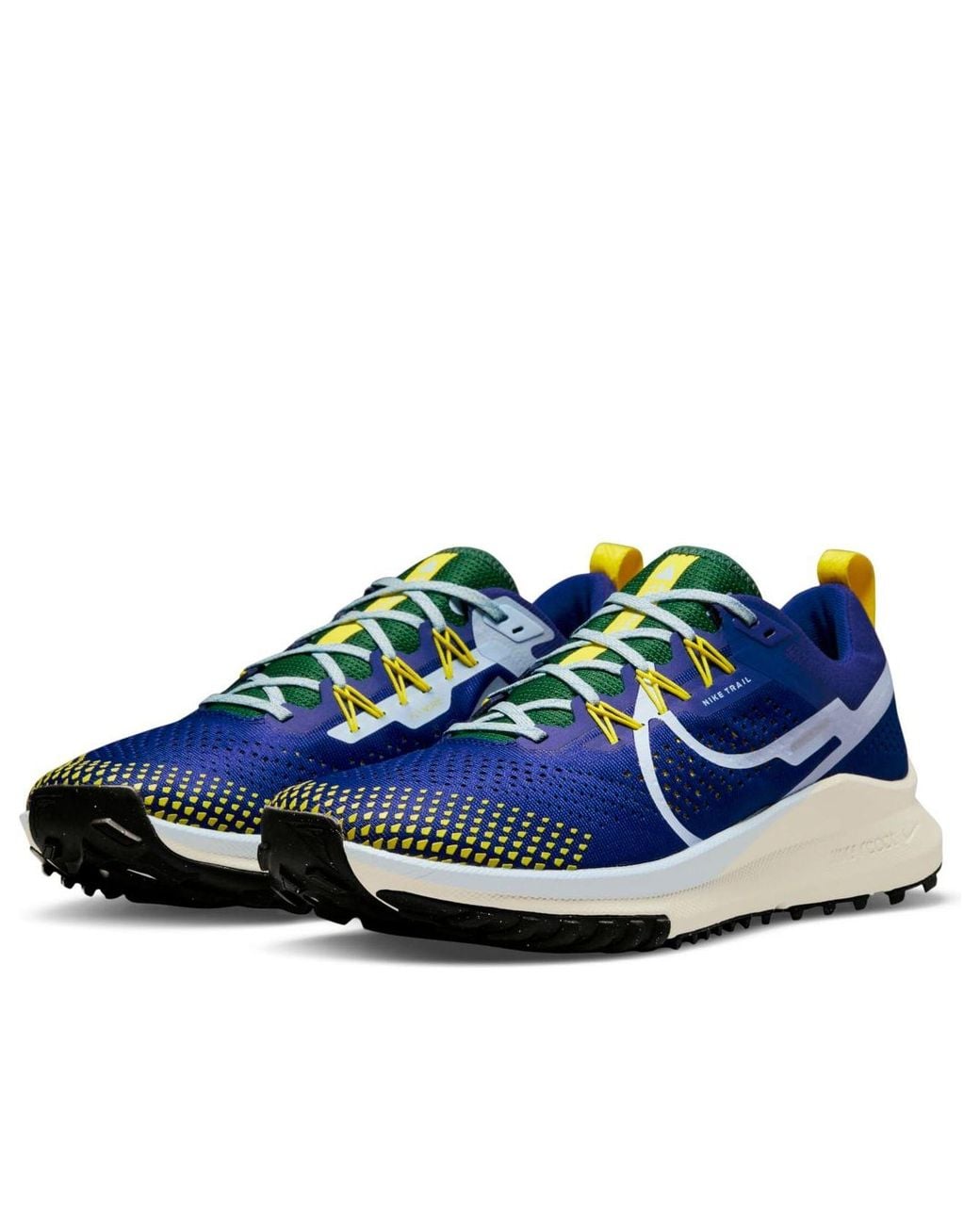 Nike Blue React Pegasus Trail 4 'Deep Royal' for men