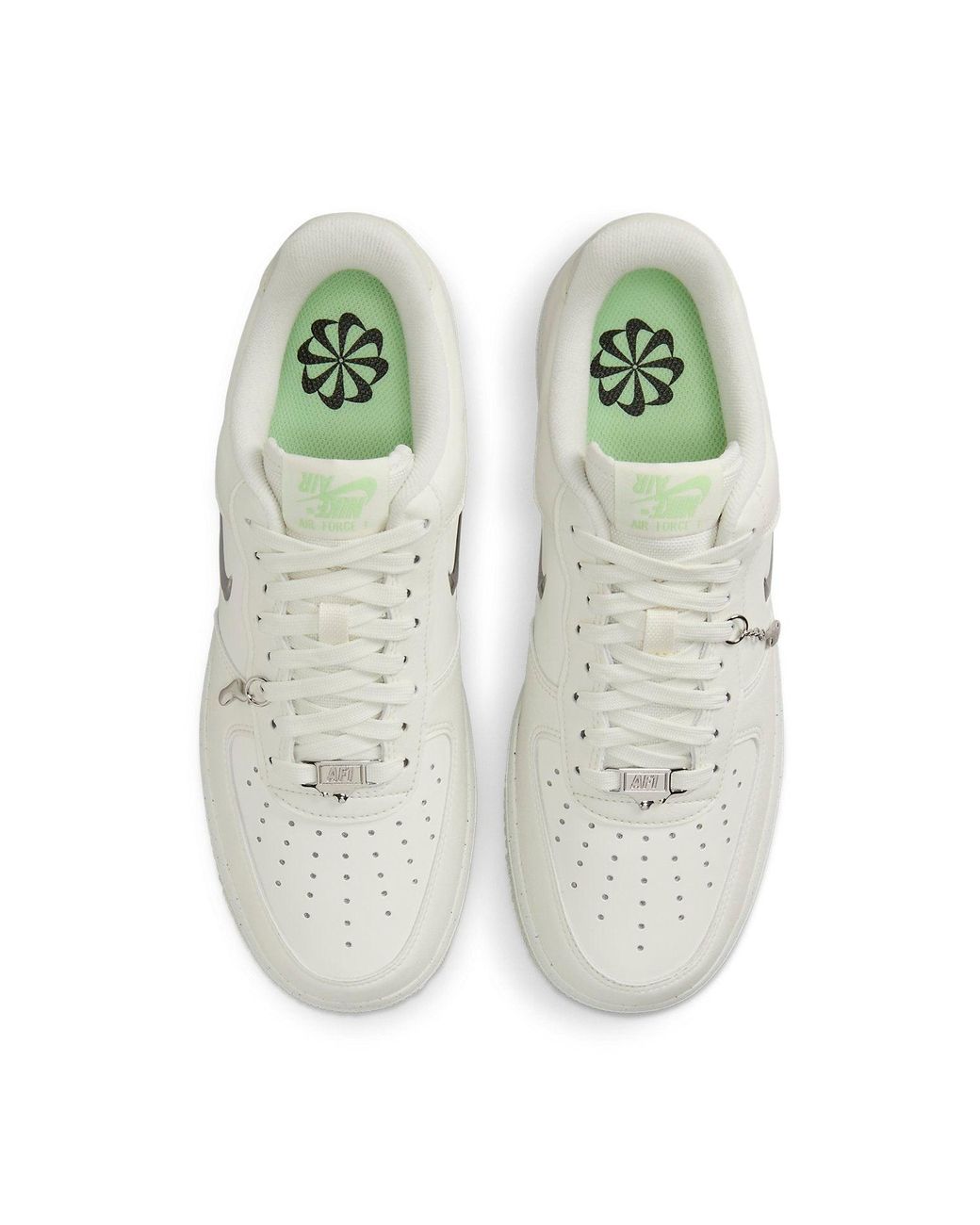 Nike White (Wmns) Air Force 1 '07 Se Next Nature 'Sail Liquid Metal'