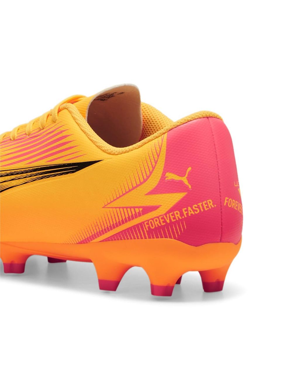 PUMA Yellow Ultra Play Fg/Ag Boots 'Sun Stream Sunset Glow' for men