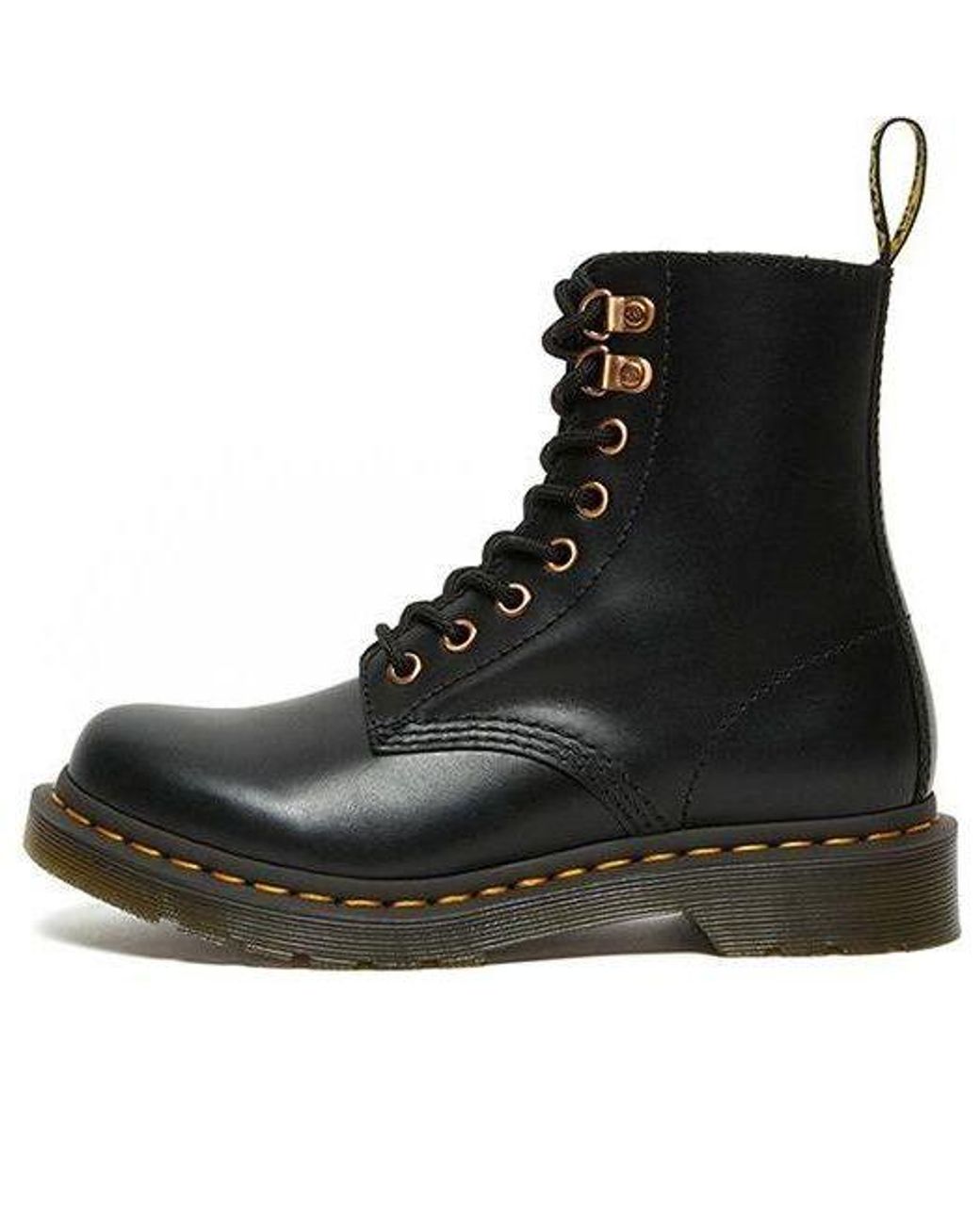 Dr. Martens Black (Wmns) 1460 Pascal Hdw Martin Boots