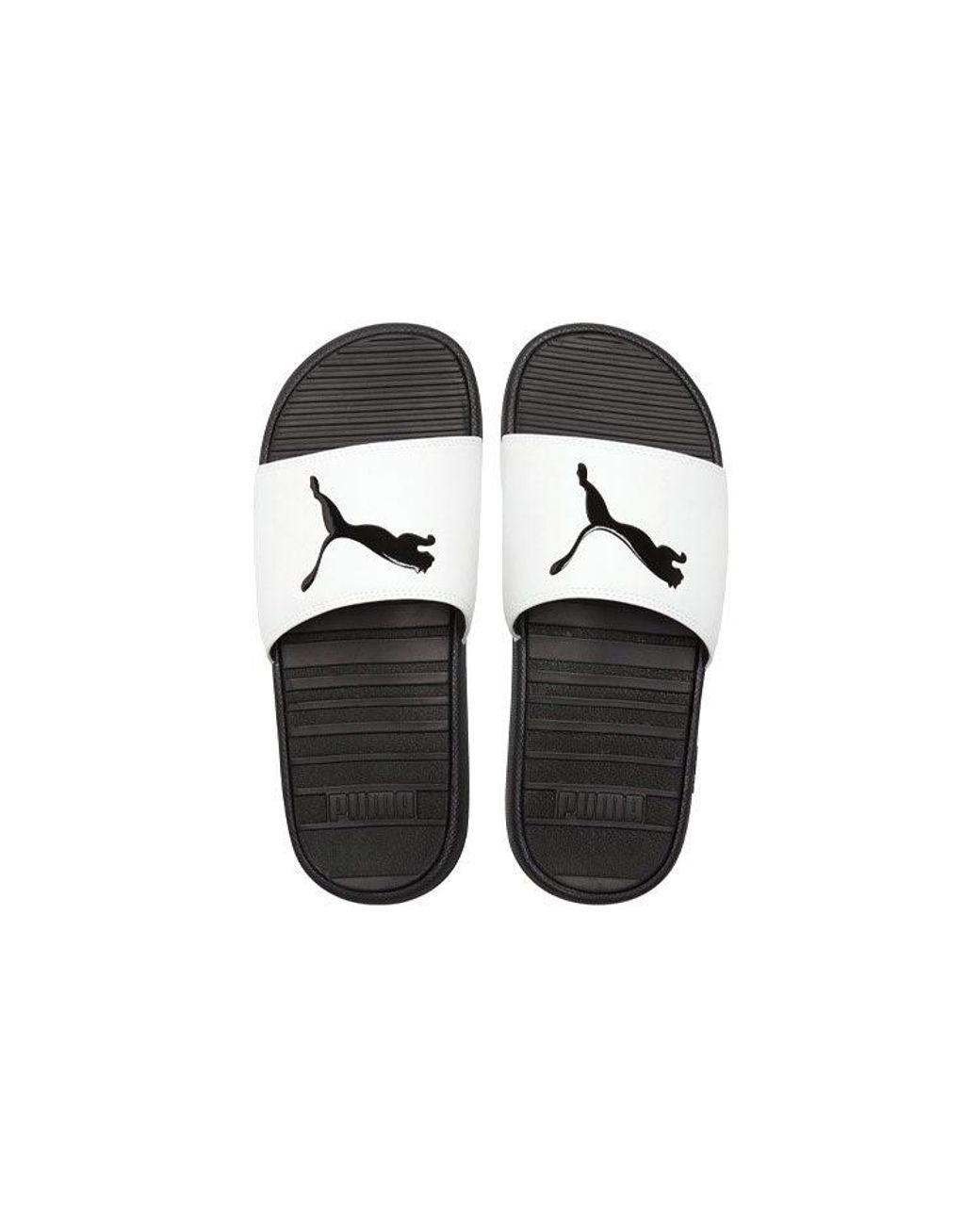 PUMA Black Cool Cat Sports Slippers for men