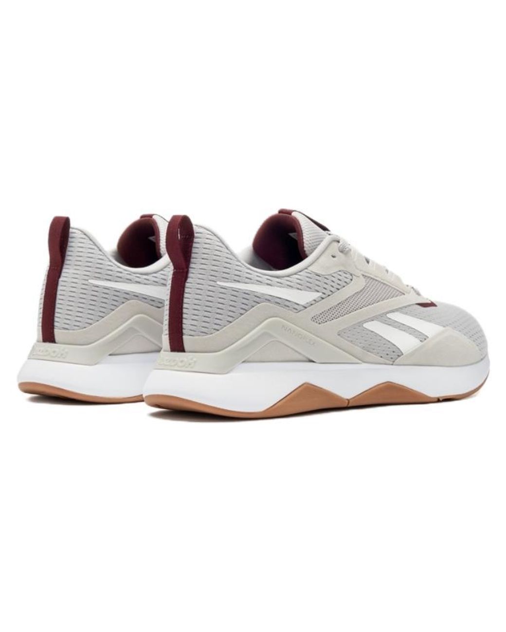 Reebok White Nanoflex Tr 2.0 'Steely Fog' for men