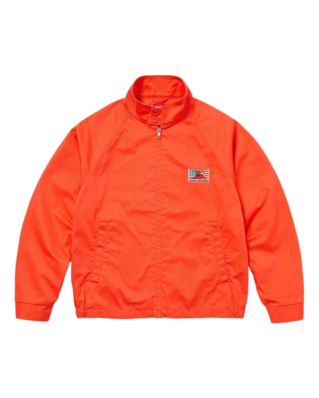 Supreme X Toy Machine Harrington Jacket in Orange for Men | Lyst UK