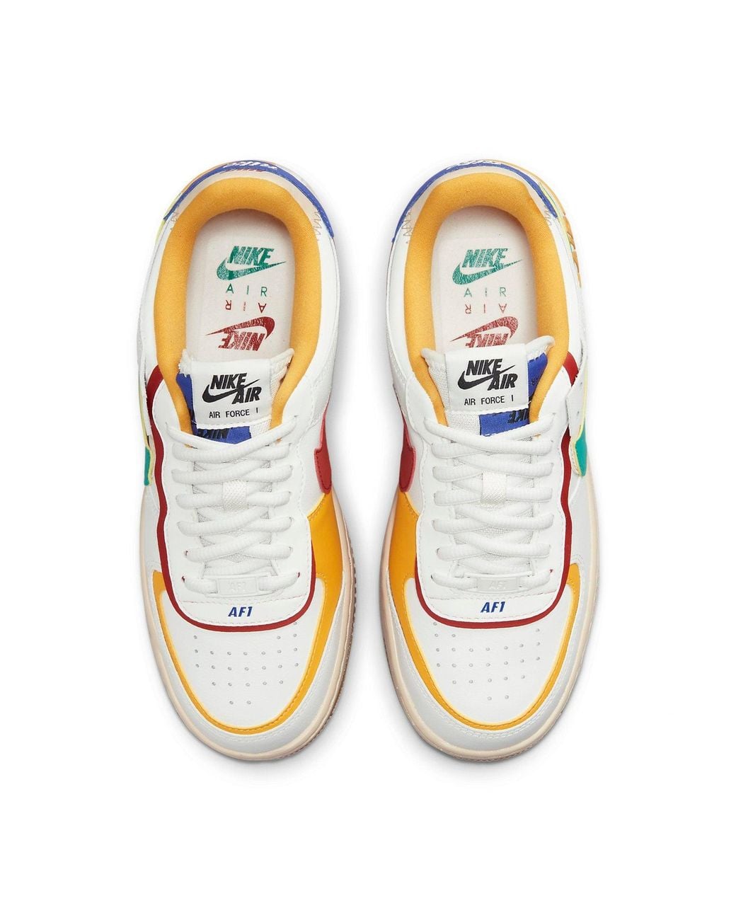Nike White (Wmns) Air Force 1 Shadow