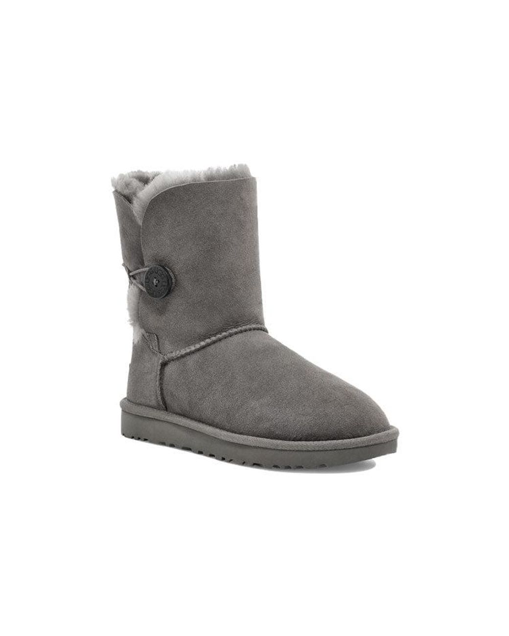 Ugg Gray (Wmns) Bailey Button Ii Boot Fleece Lined