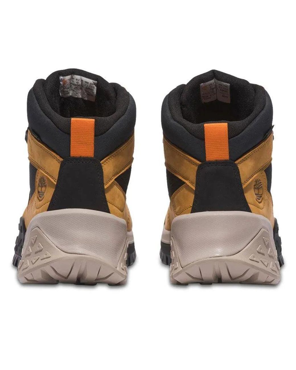 Timberland Brown Motion Scramble Mid Lace Up Waterproof Hikers 'Wheat Nubuck' for men
