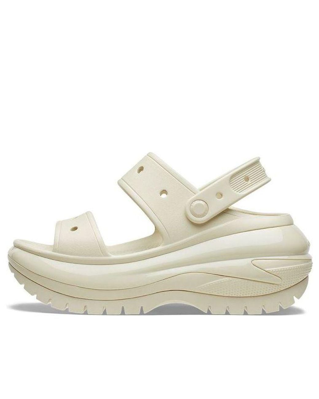 CROCSTM Natural Mega Crush Sandal; Bone
