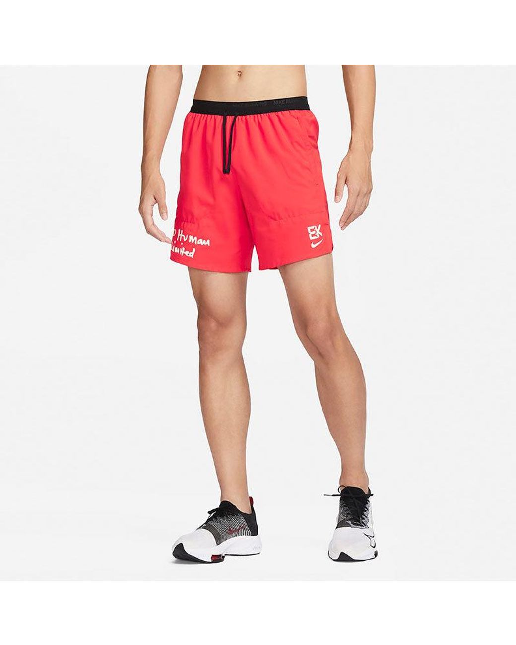 Nike Red Dri-Fit Stride Kipchoge Brief-Lined Running Shorts for men