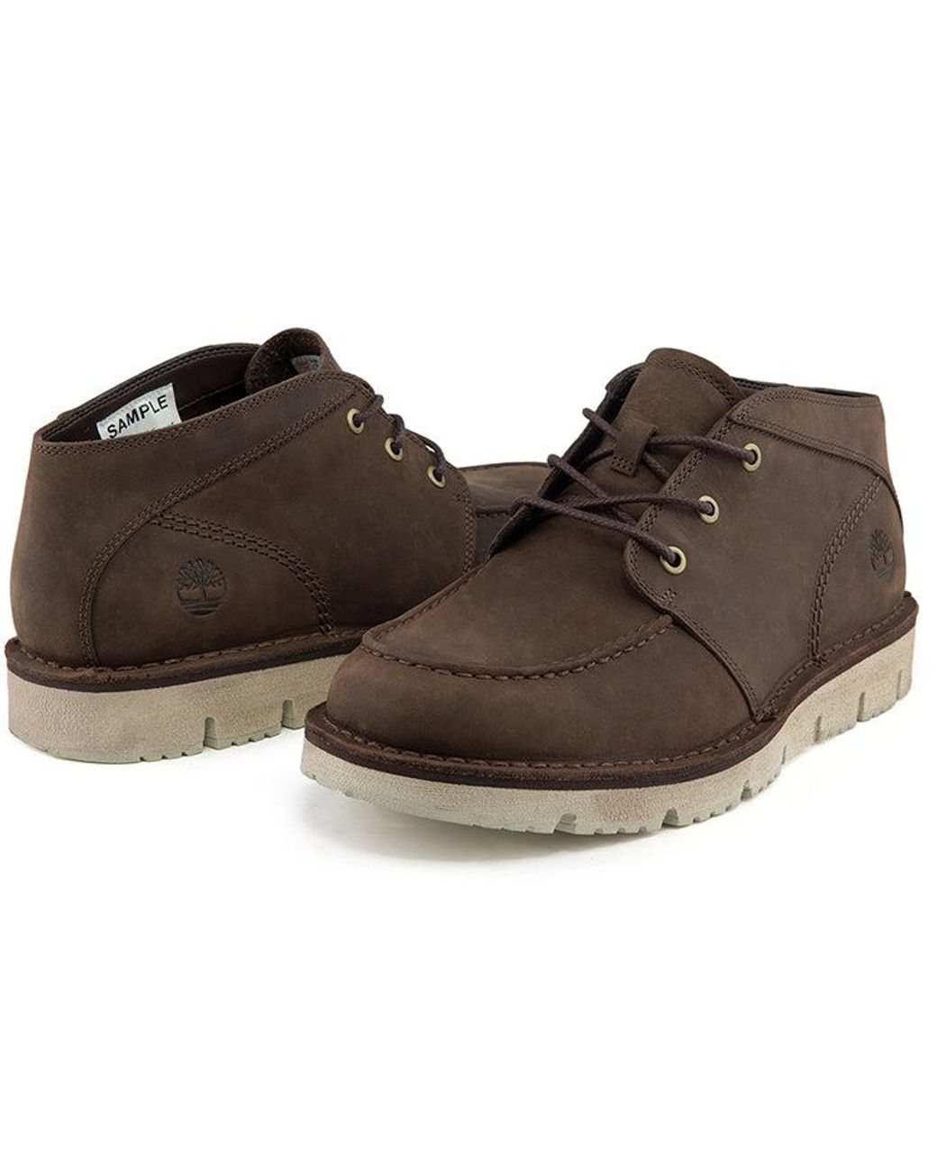 Timberland Brown Westmore Moc-Toe Chukka Boots for men