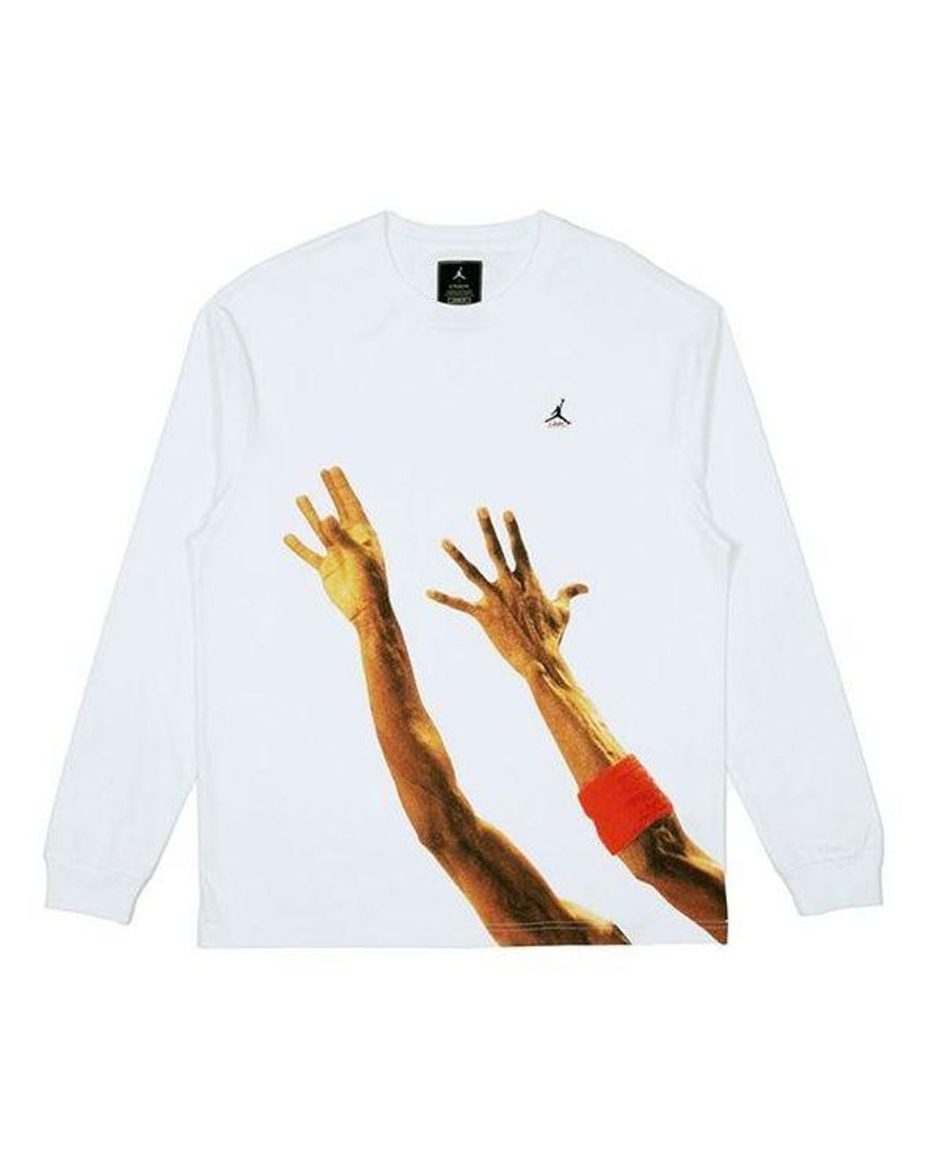 Nike White X Union La The J Long-Sleeve T-Shirt for men
