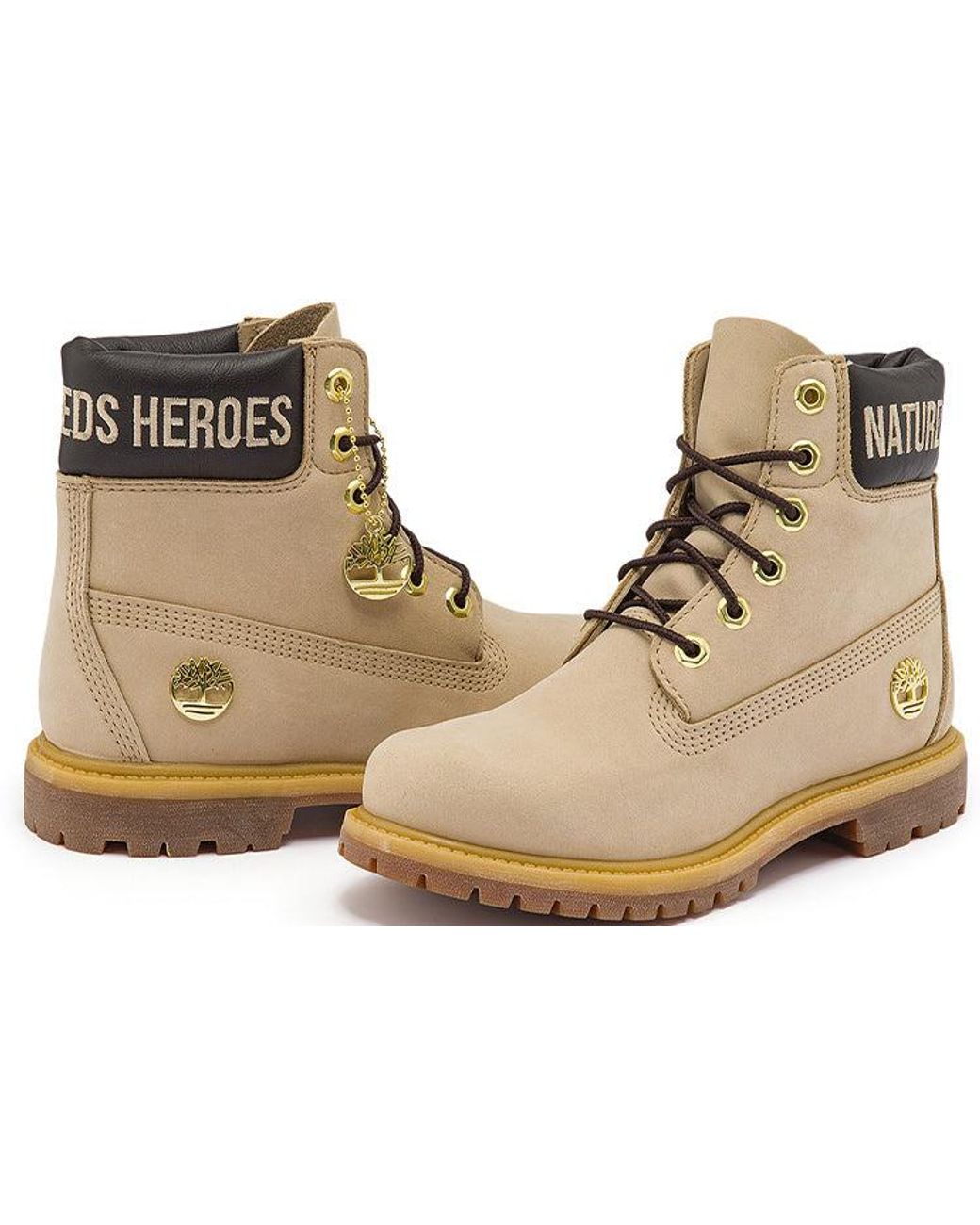 Timberland Natural (Wmns) 6 Inch Premium Boots 'Light Nubuck'