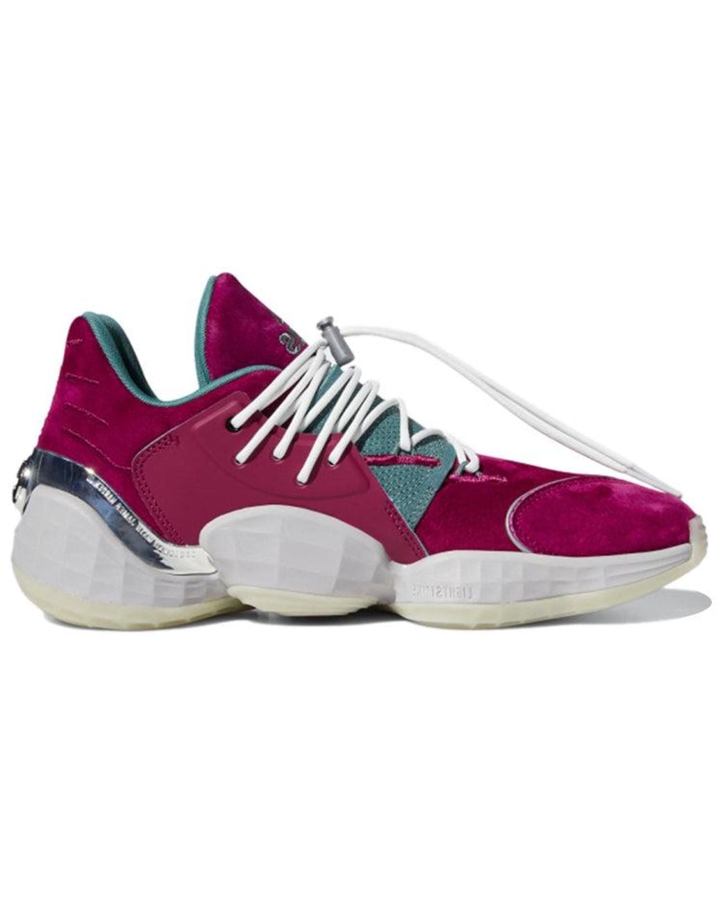 Adidas Purple X Daniel Patrick Harden Volume 4 'Power Berry Tech Emerald' for men
