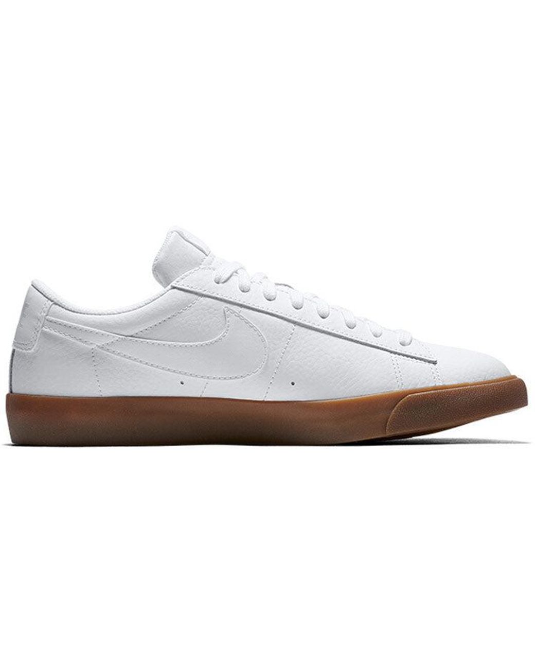 Nike White Blazer Low Le 'Gum Med' for men