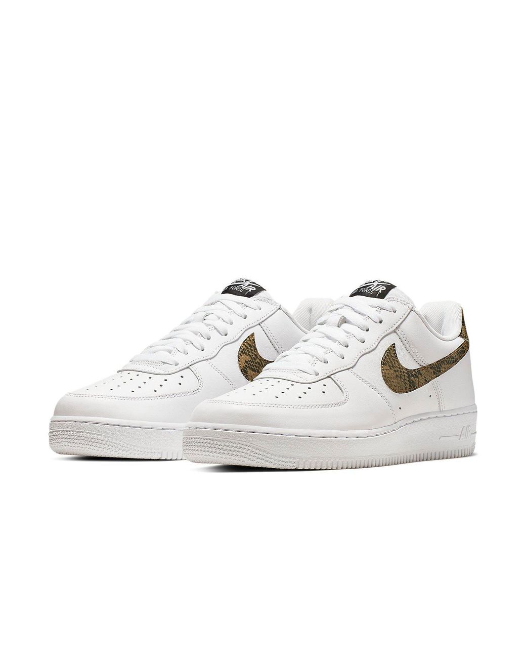 Nike White Air Force 1 Low Retro 'Ivory Snake' Ao1635-100 for men