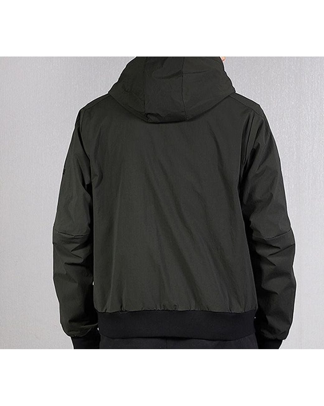 Adidas Black Sports Hooded Jacket for men