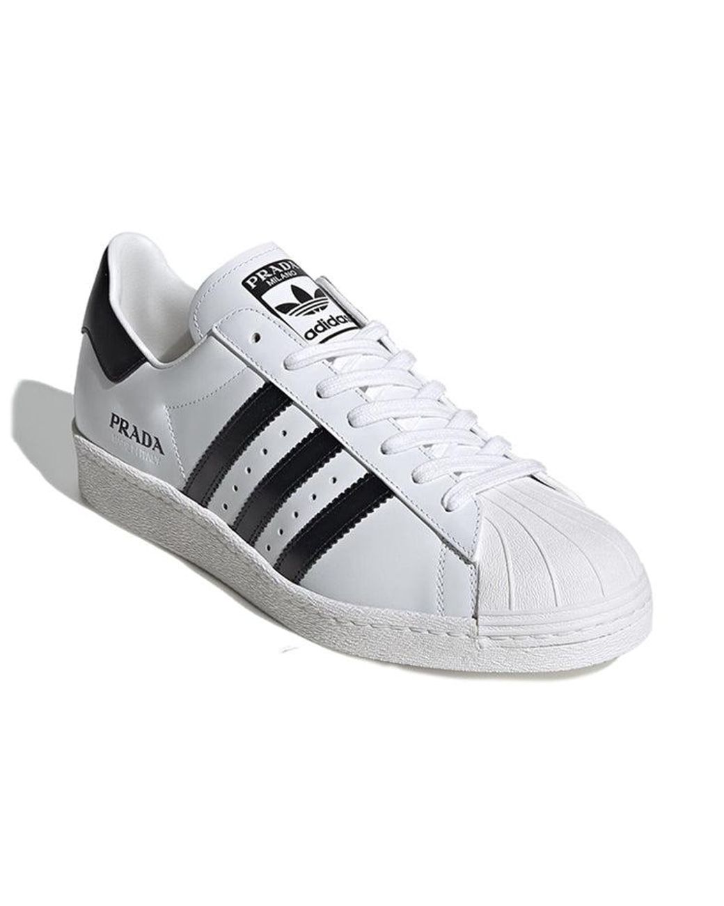 Adidas White Prada X Superstar for men