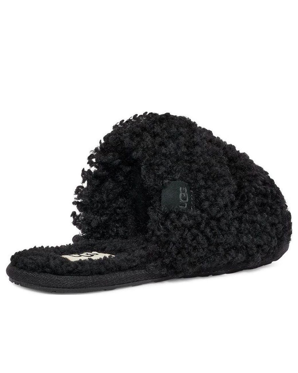 Ugg Black (Wmns) Maxi Curly Scuffetta