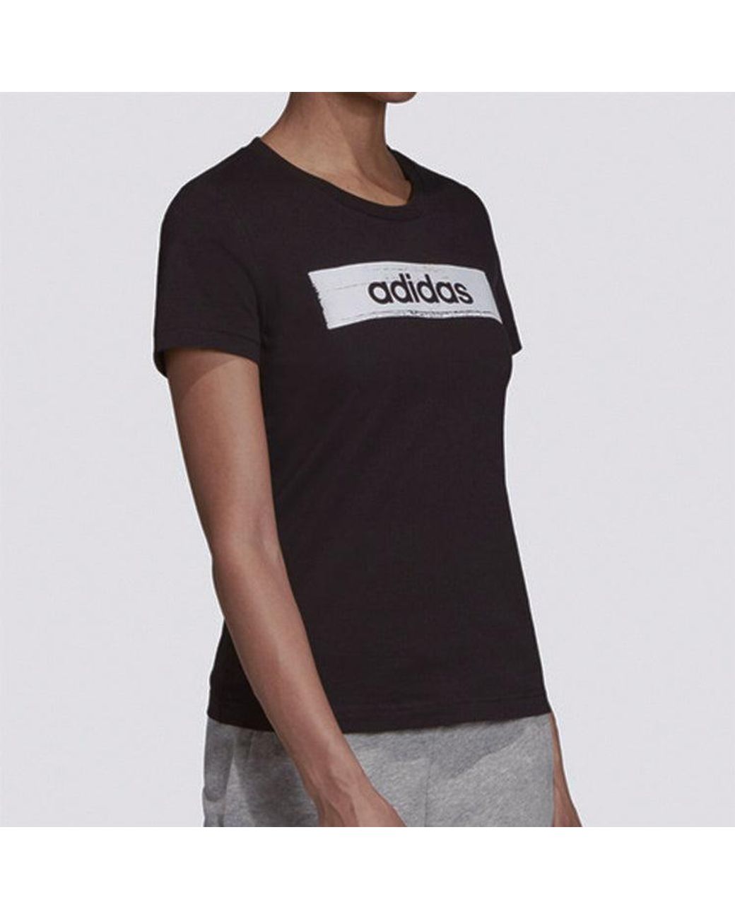 Adidas Blue (Wmns) Training Round Neck Pullover Short Sleeve