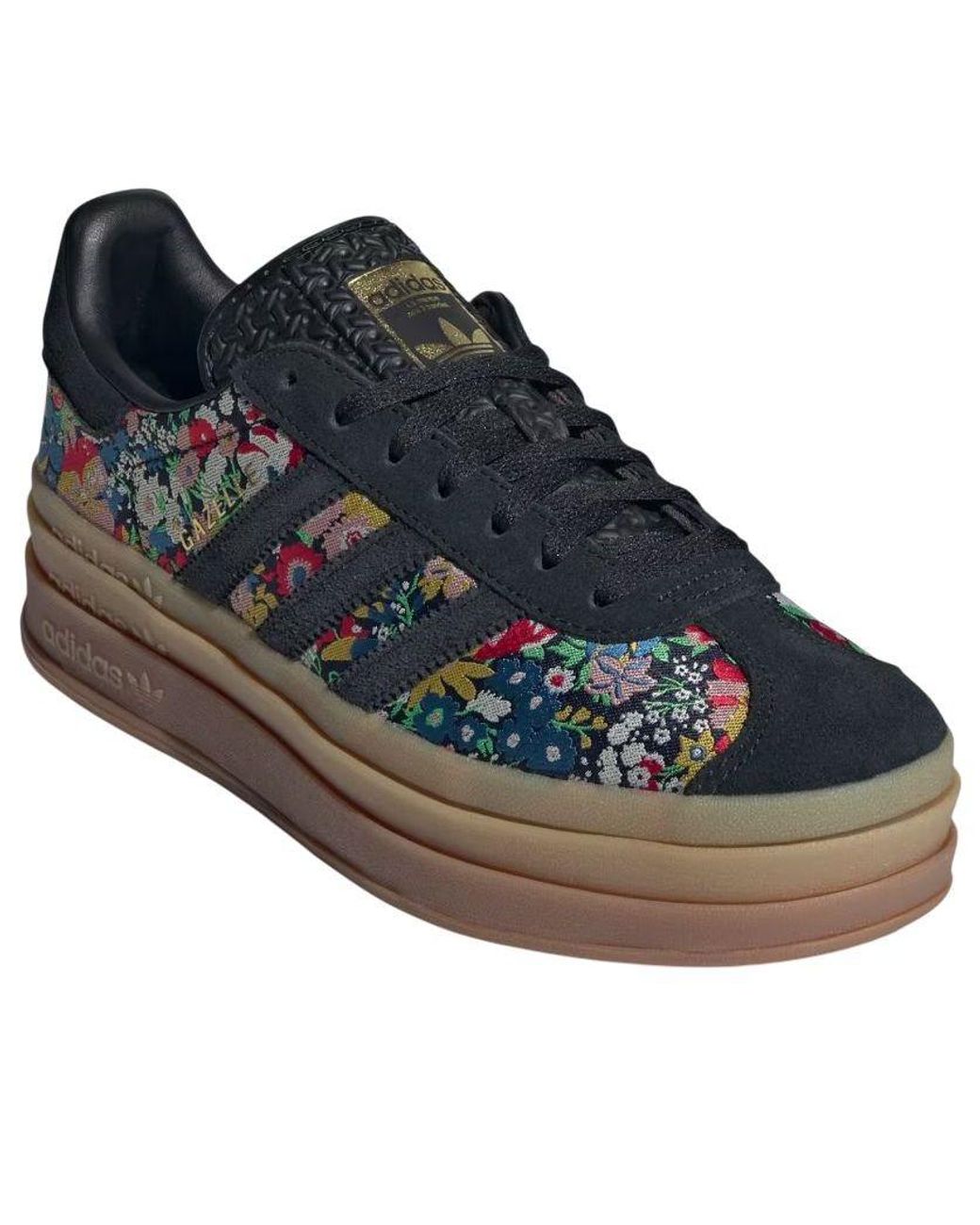 adidas gazelle silver green womens GAZELLE C (FLORAL BLUE/PURPLE)