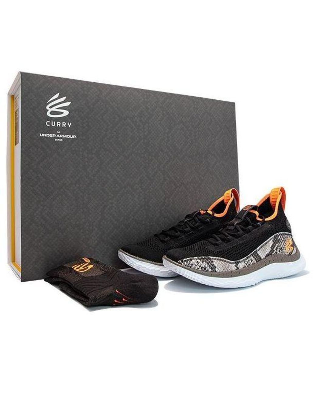 Under Armour Black Curry 8 'Strike & Flow' for men