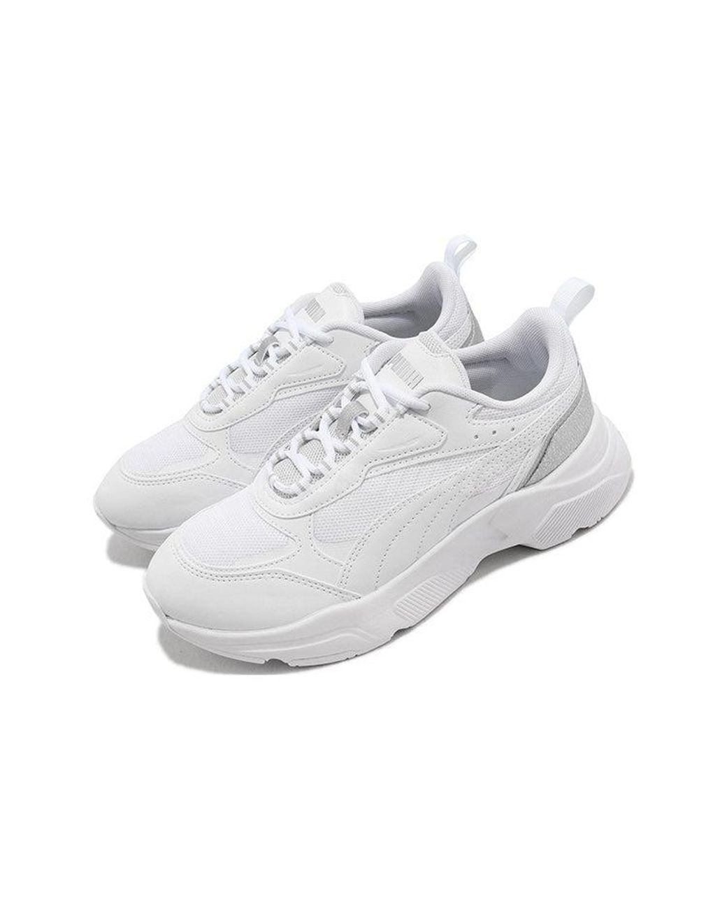 PUMA White (Wmns) Cassia 'Distressed
