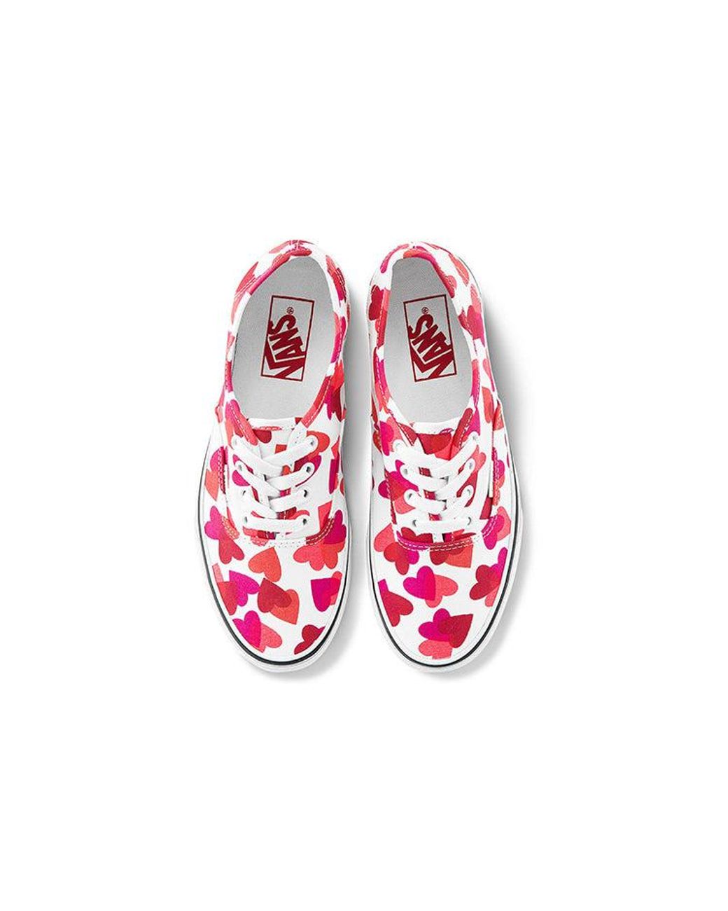Vans Red Authentic 'Valentine Hearts' for men