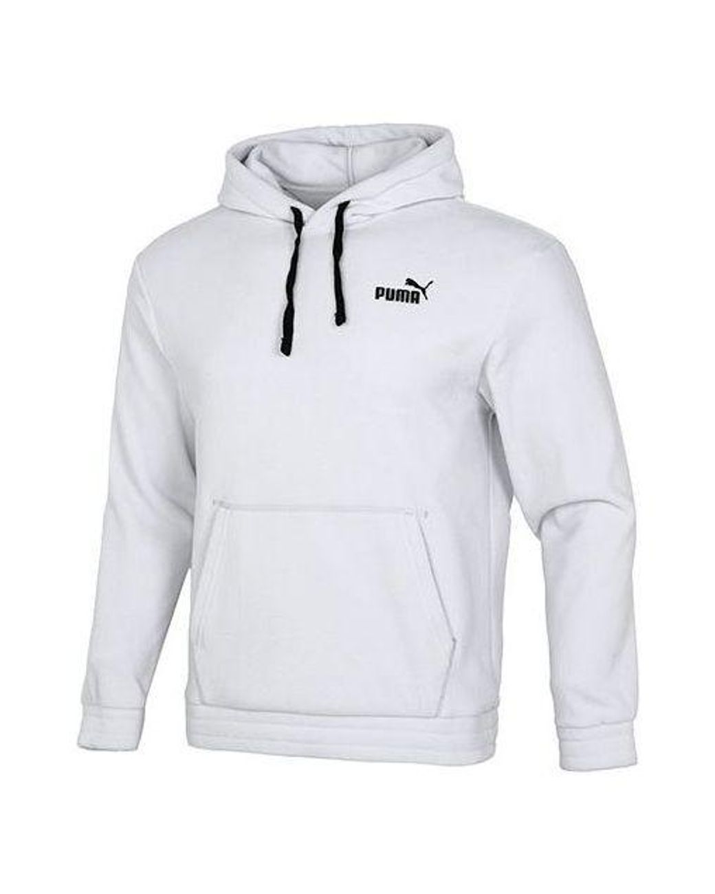 PUMA Blue Logo Polar Fleece Hoodie for men