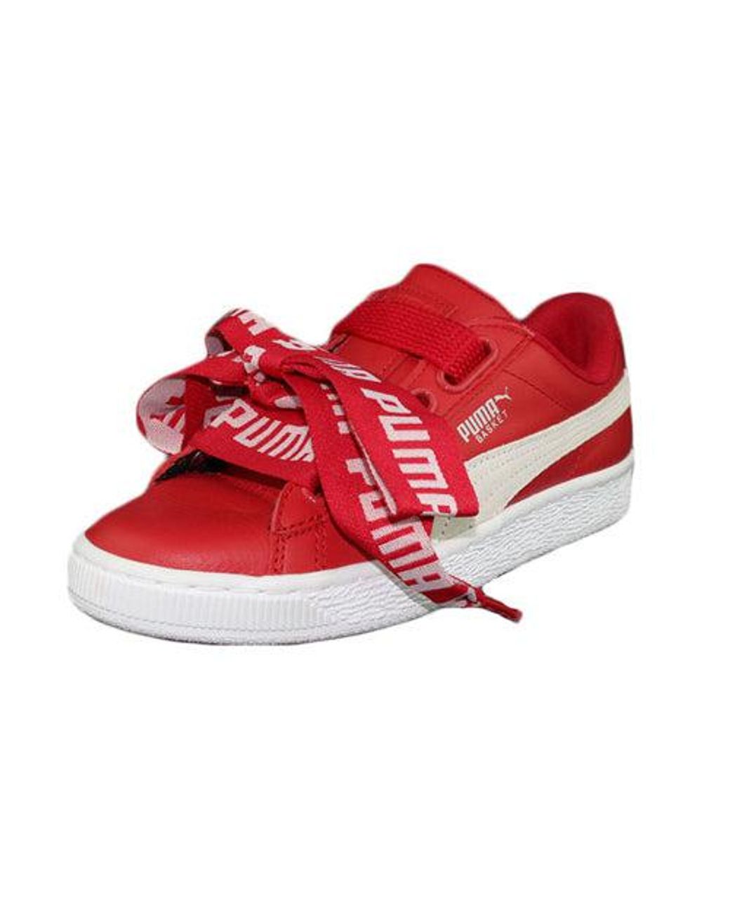 PUMA Red (Wmns) Basket Heart De