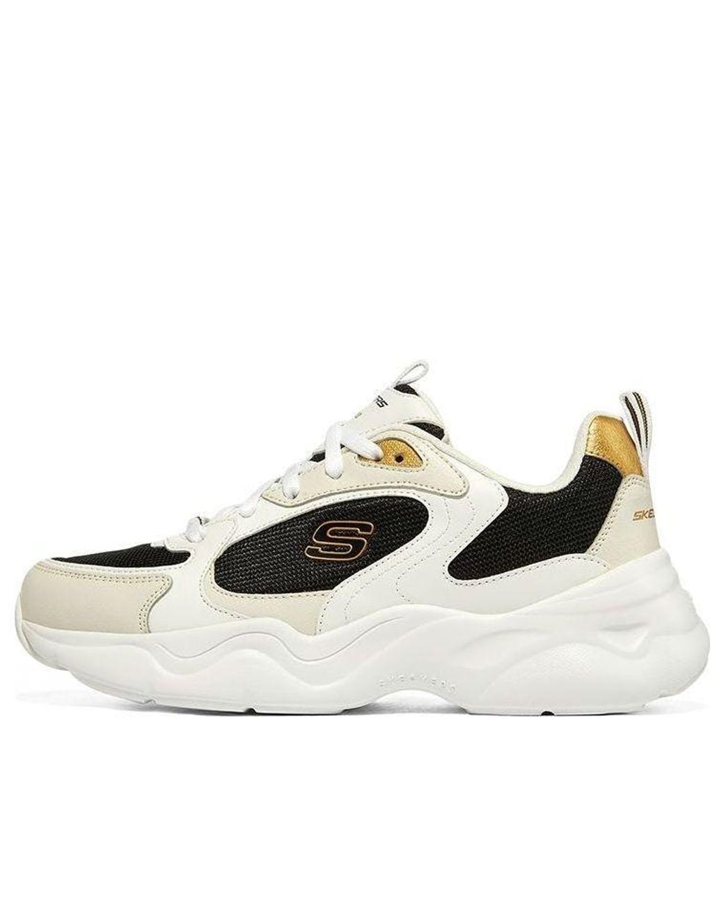 Skechers White (Wmns) D'Lites Airy 3.0