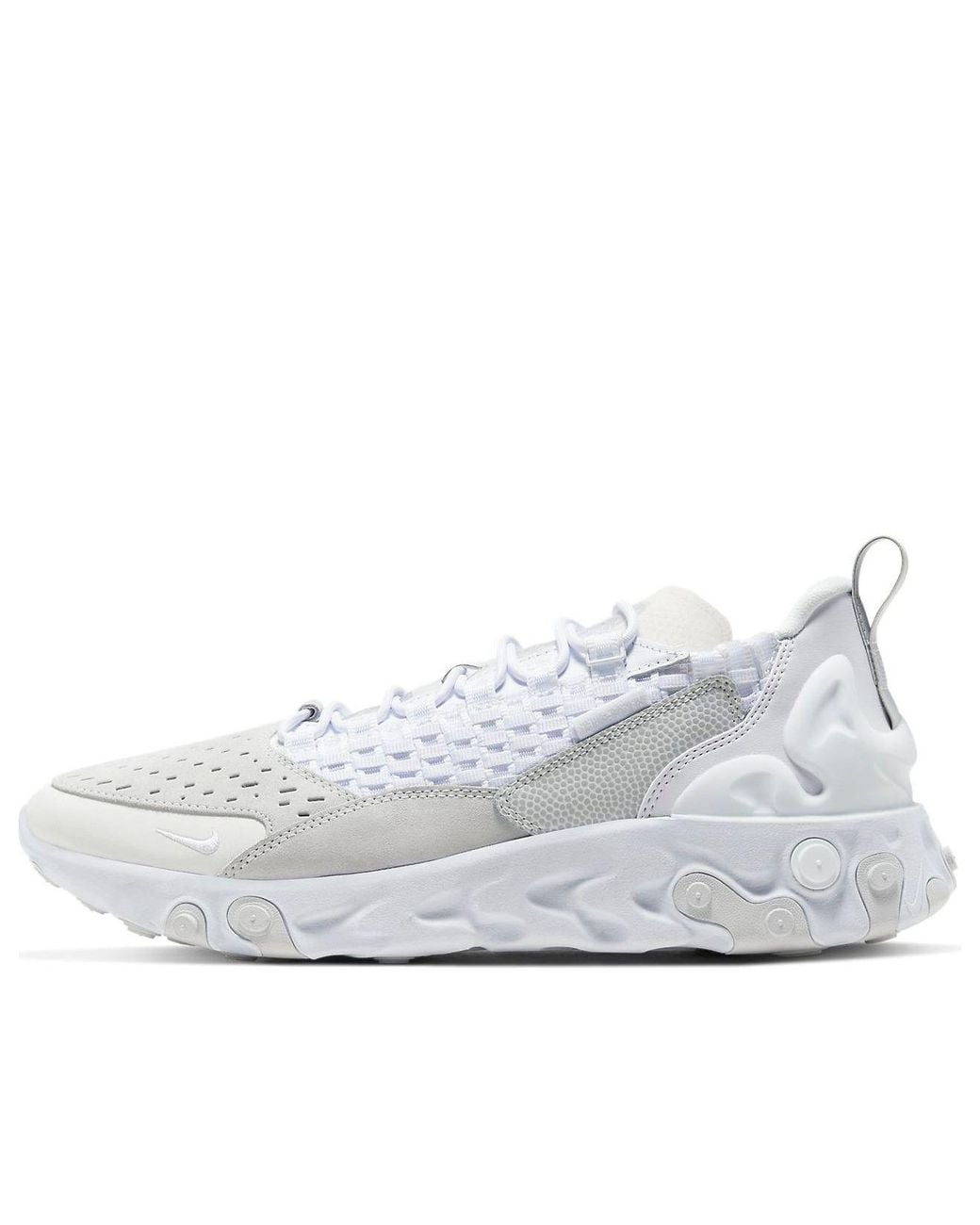 Nike White React Sertu 'Triple' for men