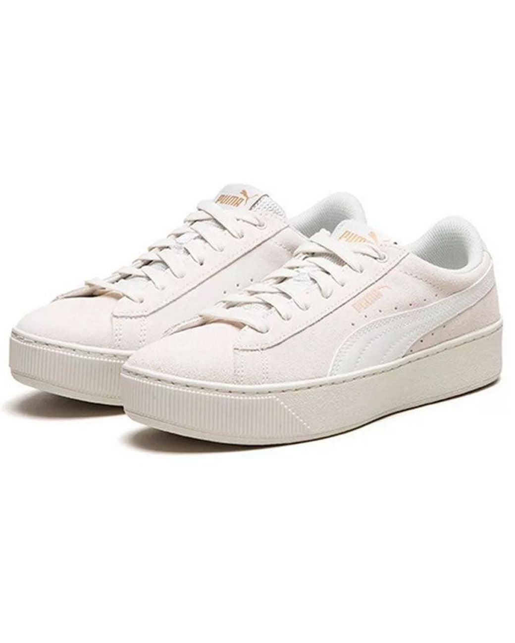 PUMA White (Wmns) Vikky Platform Mo