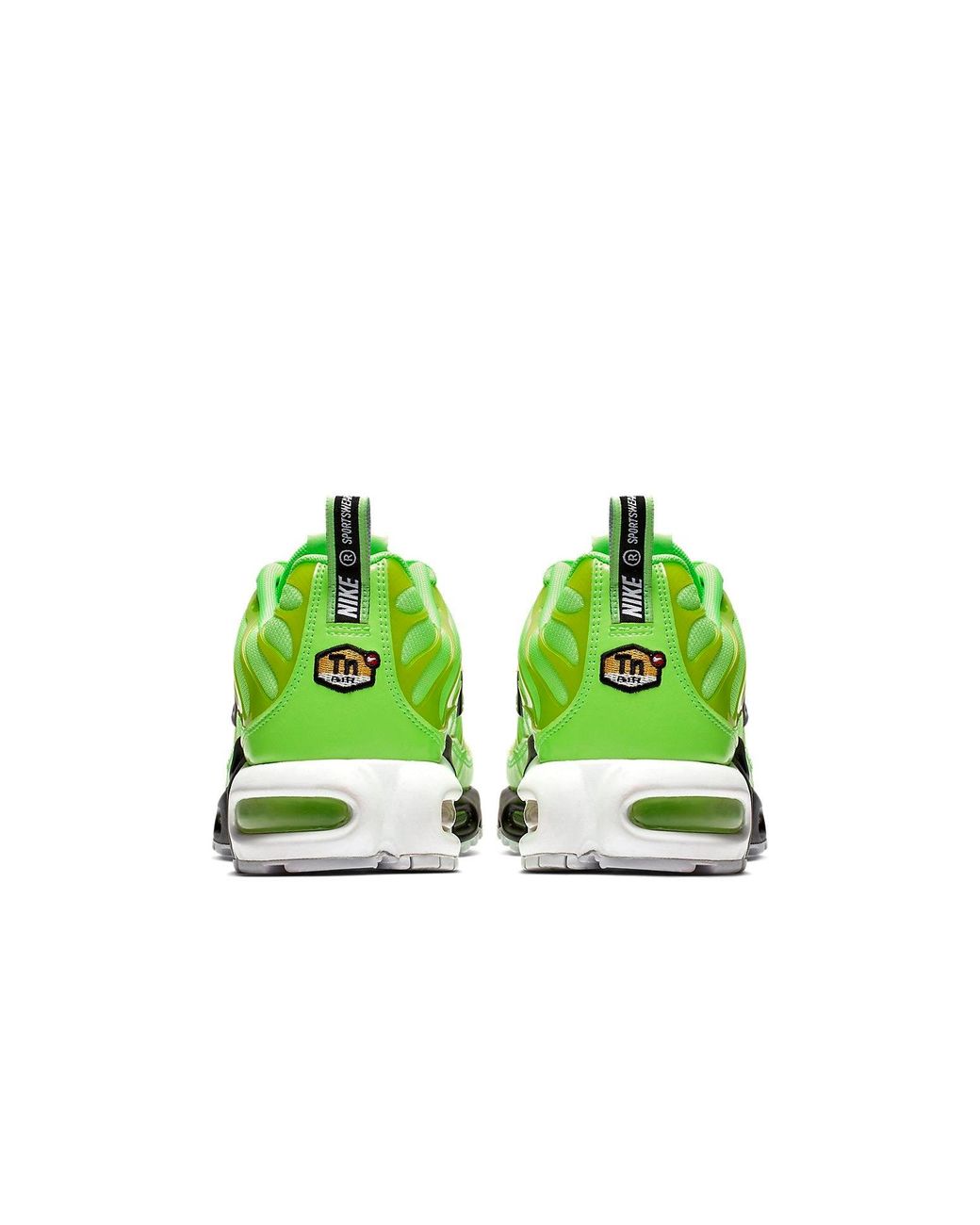 Nike Green Air Max Plus Premium 'Overbranding Lime Blast' for men